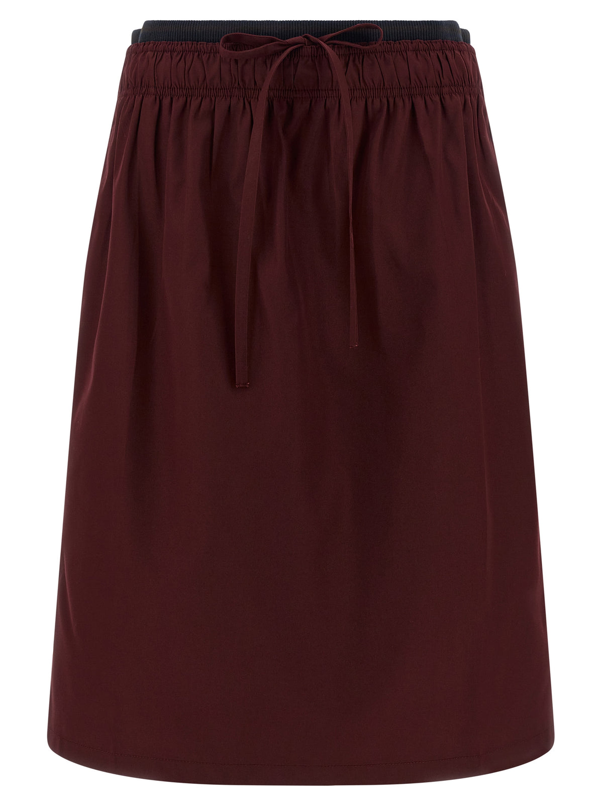 Prada Women Double Layer Elastic Skirt PRADA