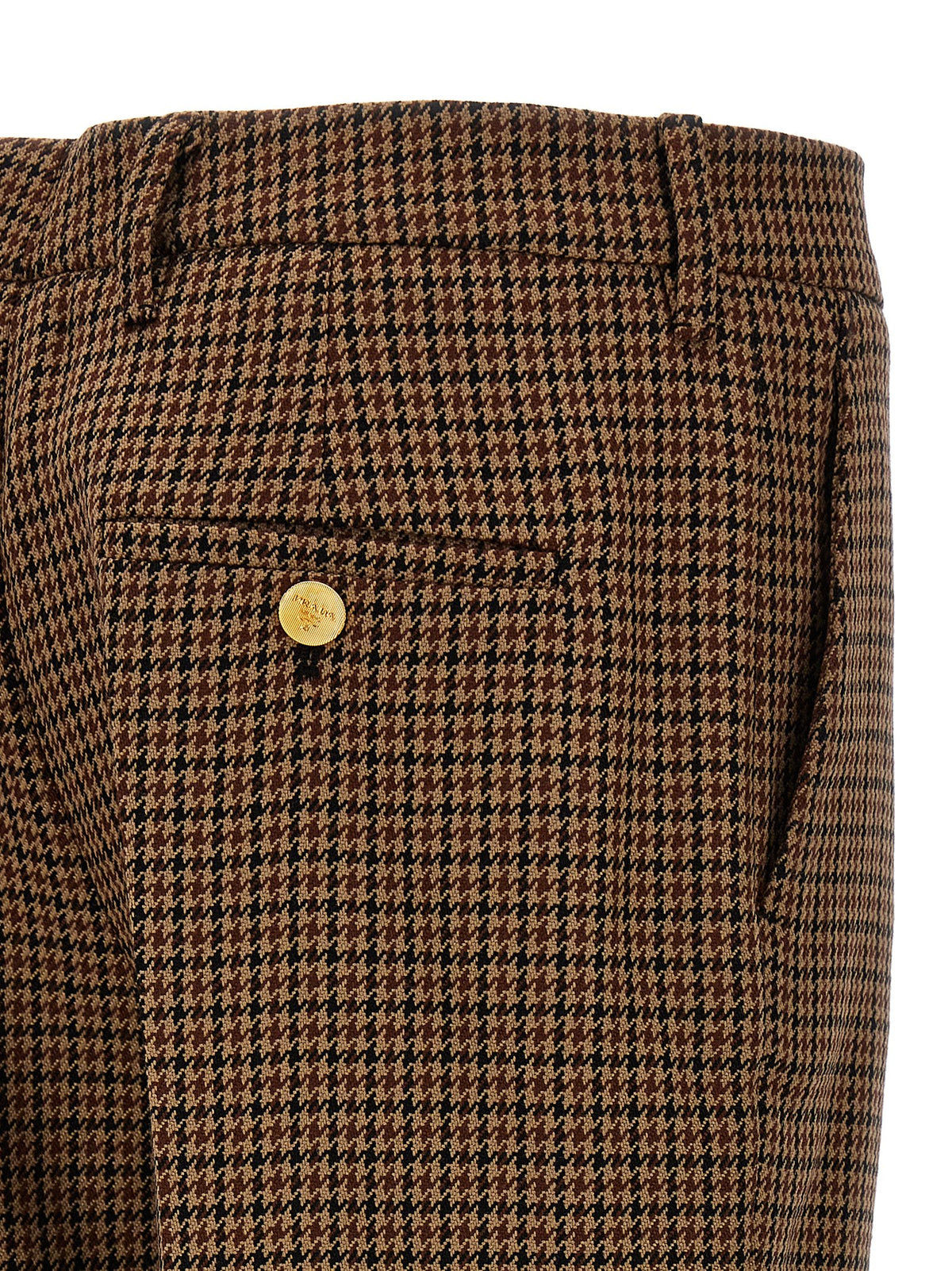 Prada Women Houndstooth Pants PRADA