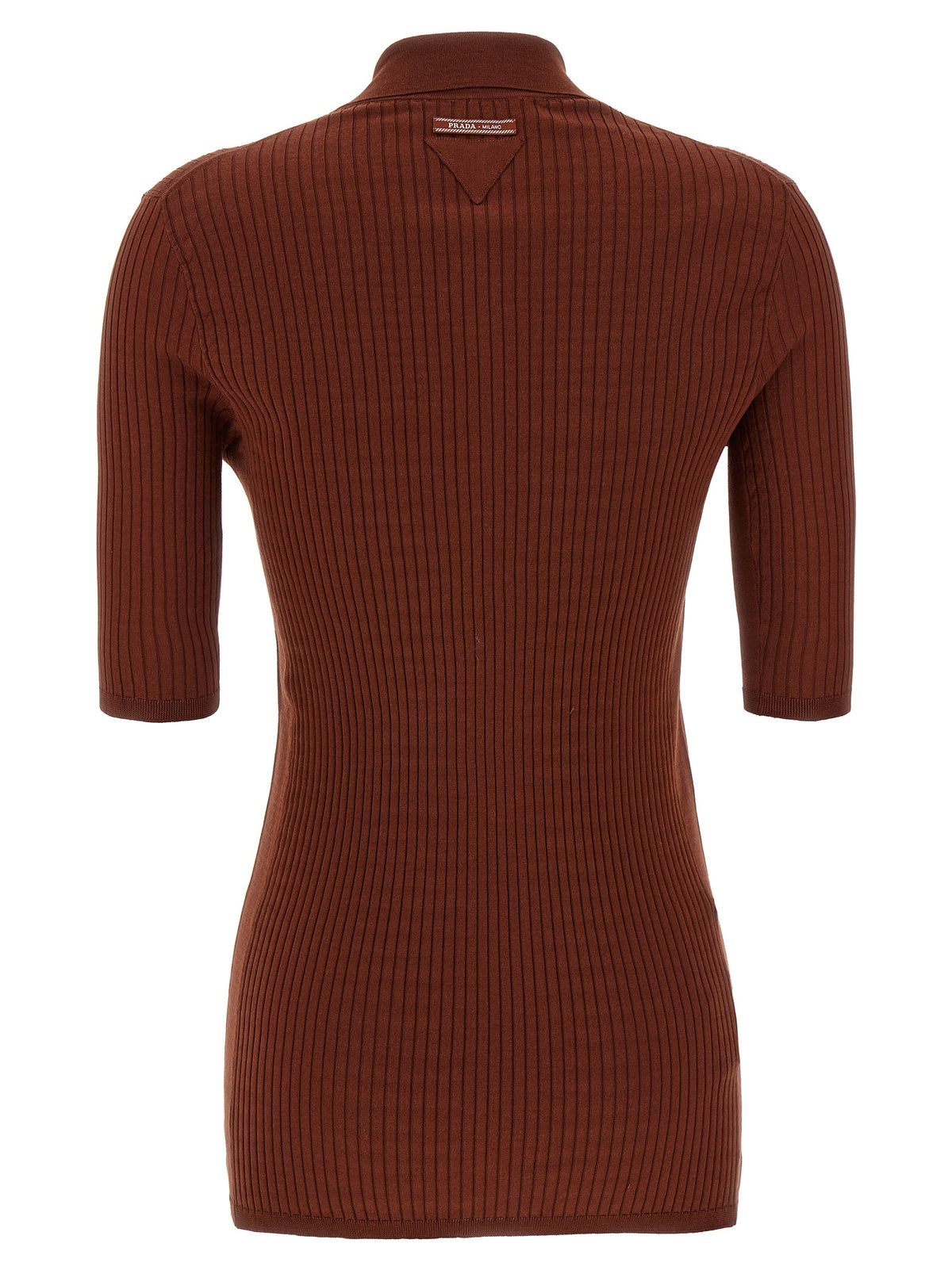 Prada Women Ribbed Polo Shirt PRADA
