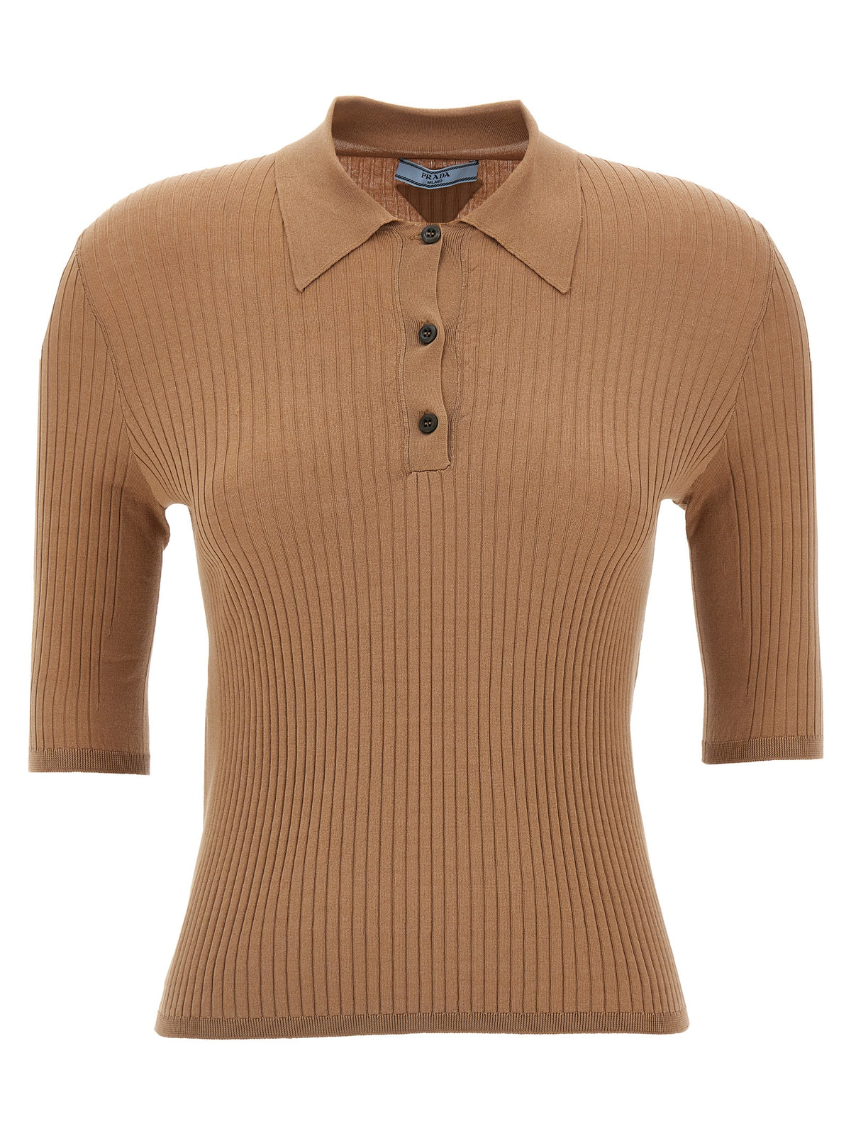 Prada Women Knitted Polo Shirt PRADA