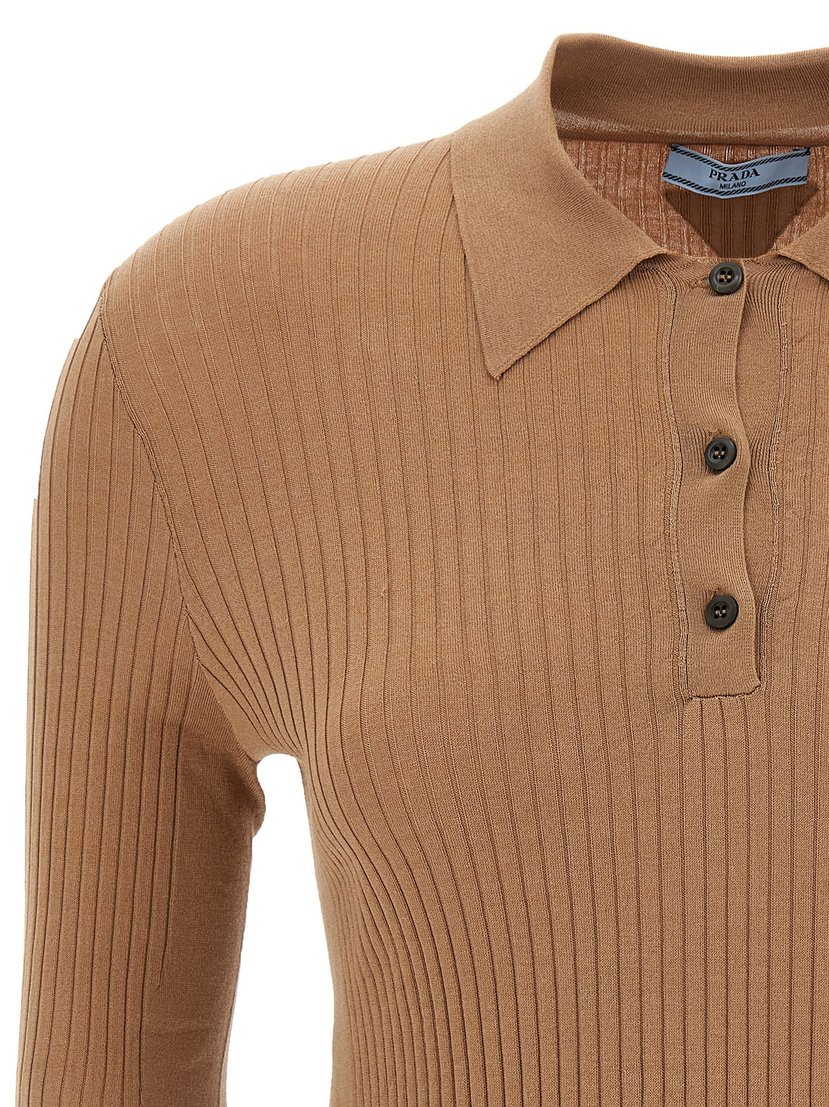 Prada Women Knitted Polo Shirt PRADA
