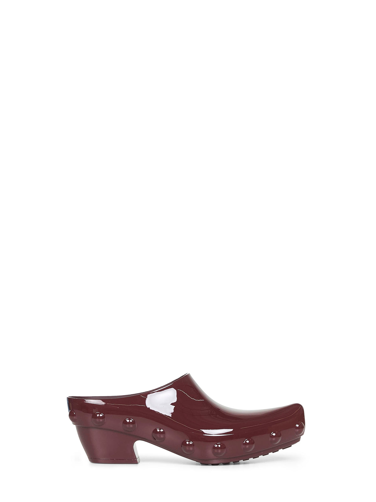 Bottega Veneta Women Deep Mahogany Rubber Gondola Clogs BOTTEGA VENETA