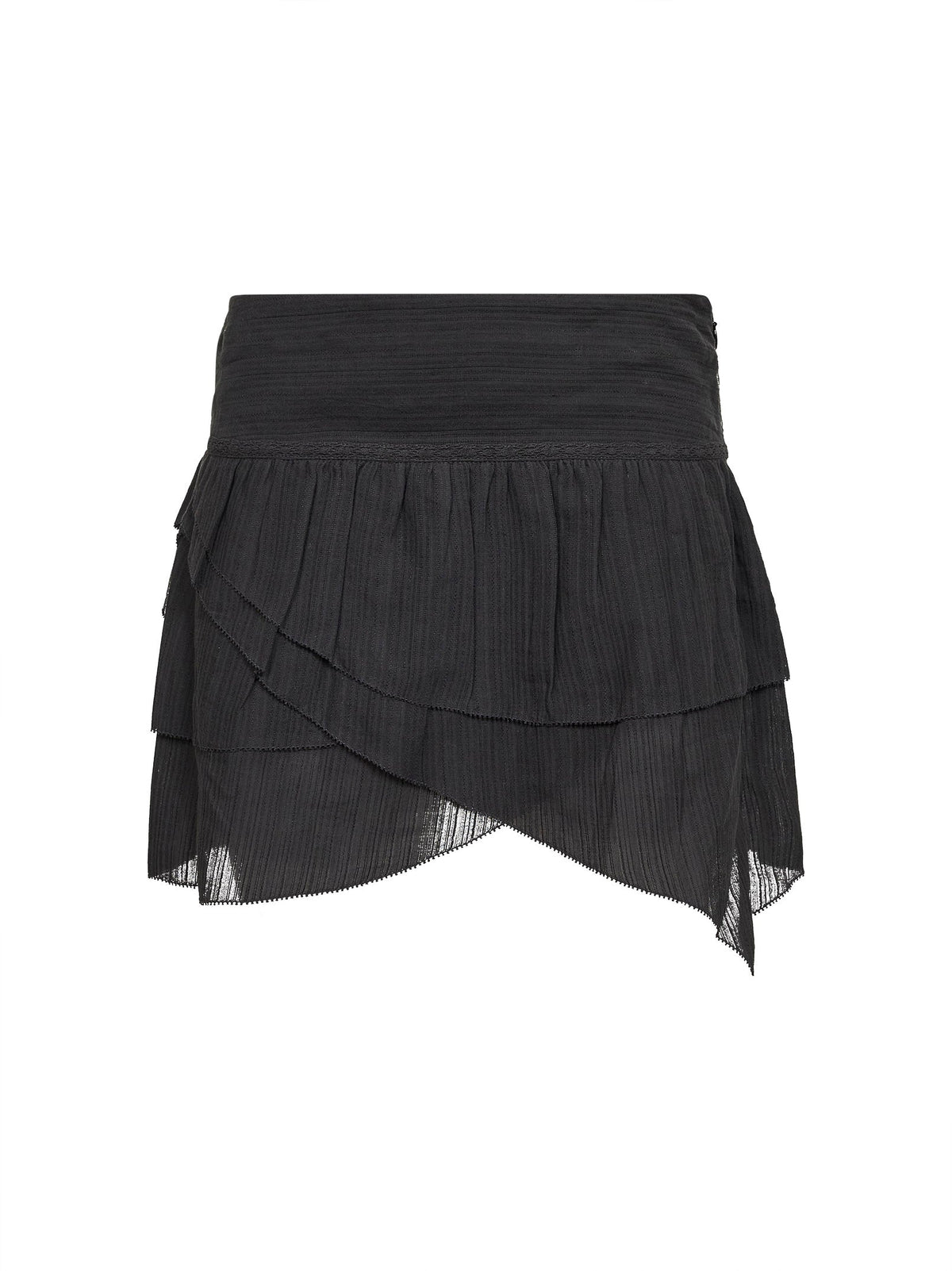 Marant Etoile Women Black Gauze Dejha Mini Skirt ISABEL MARANT ETOILE