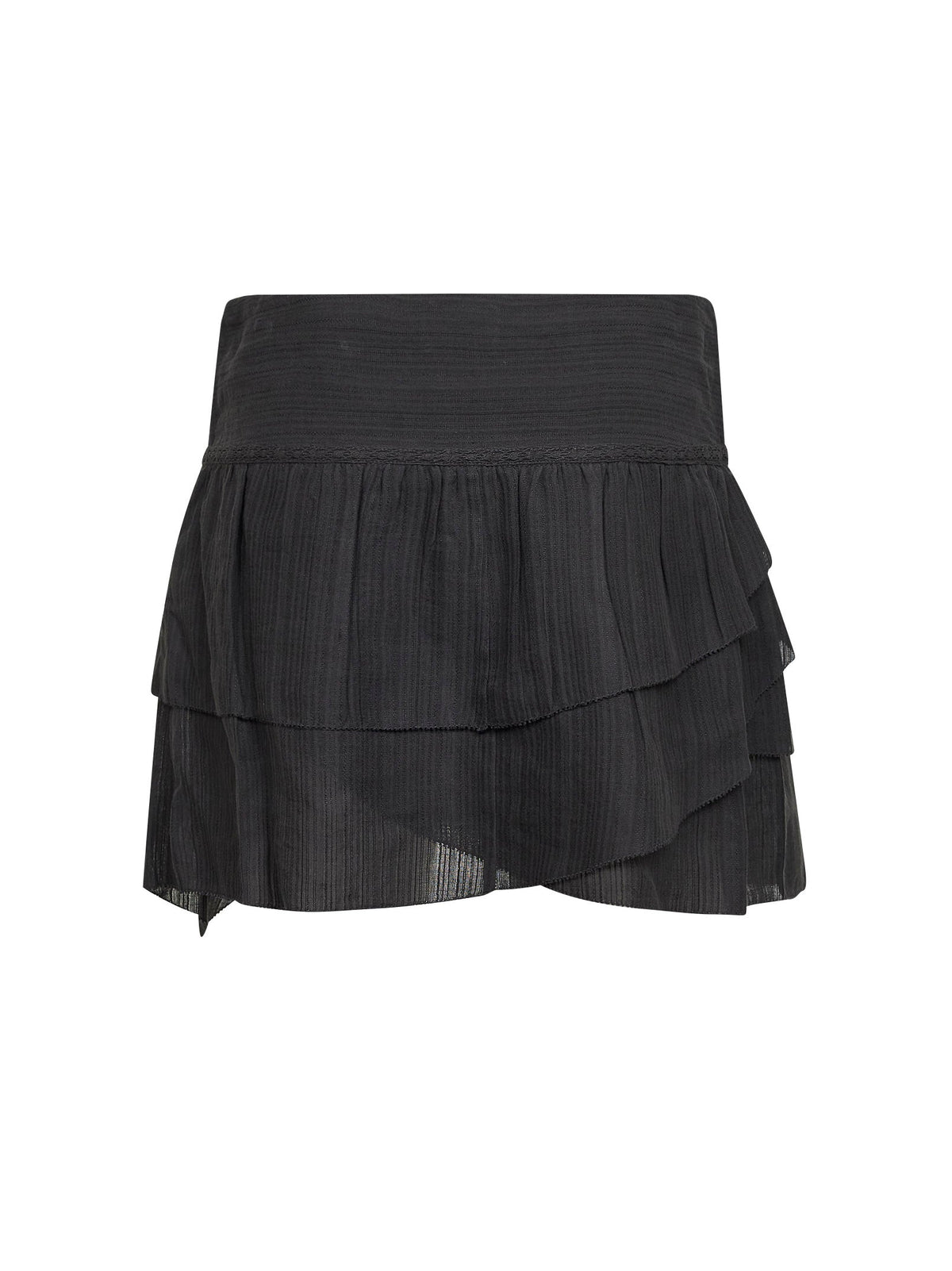 Marant Etoile Women Black Gauze Dejha Mini Skirt ISABEL MARANT ETOILE