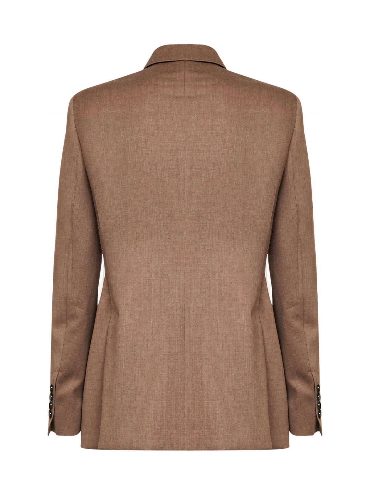 Max Mara Women Hazelnut Twill Mxmcupola Double-Breasted Blazer MAX MARA