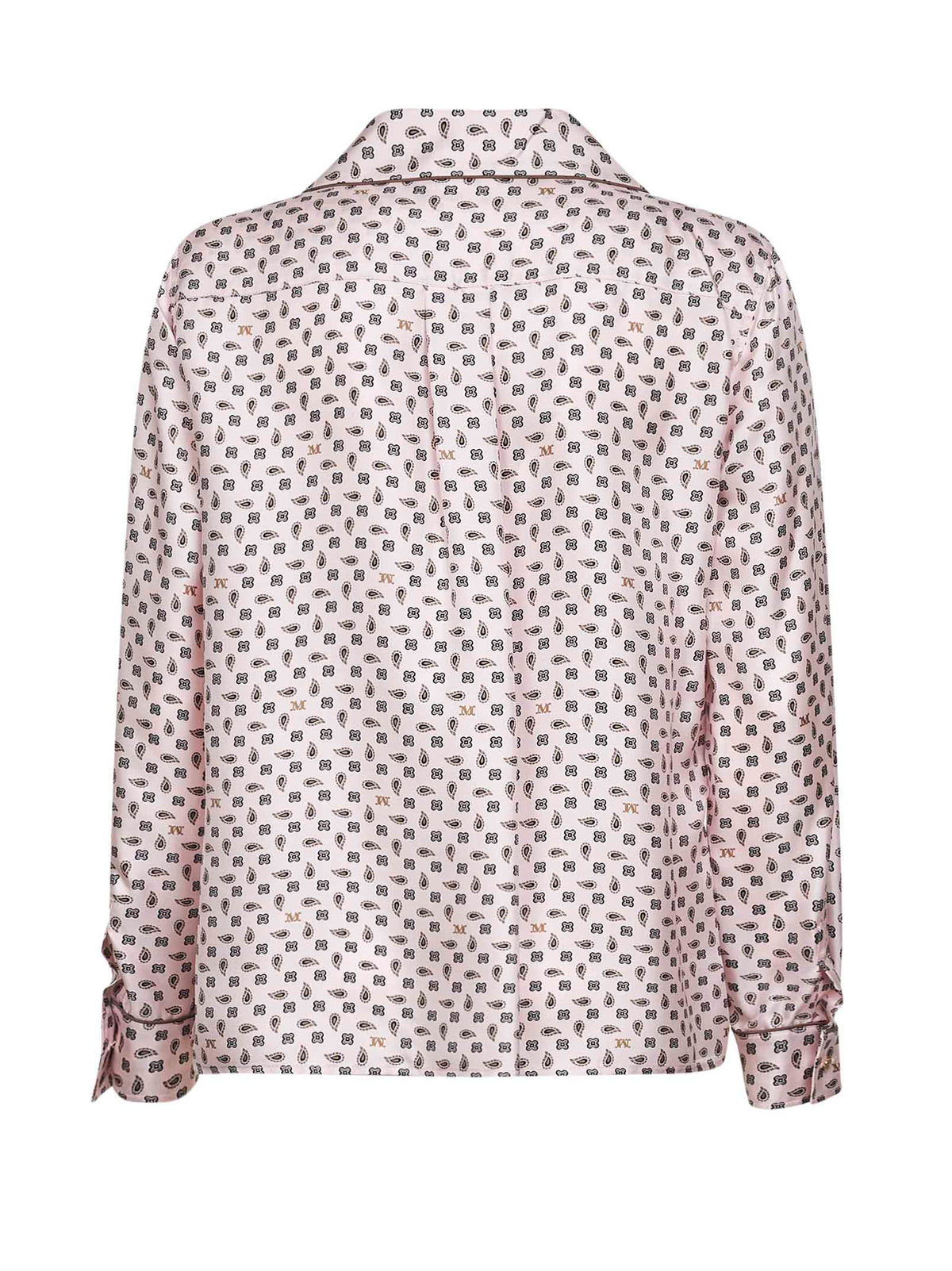 Max Mara Women Pink Mxmdisco Printed Silk Shirt MAX MARA
