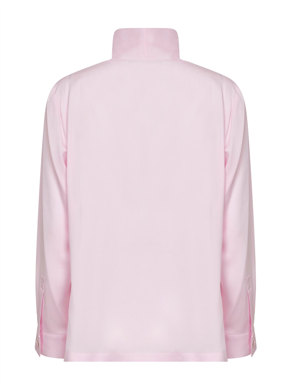 Max Mara Women Pink Silk Charmeuse Mxmbadia Blouse MAX MARA