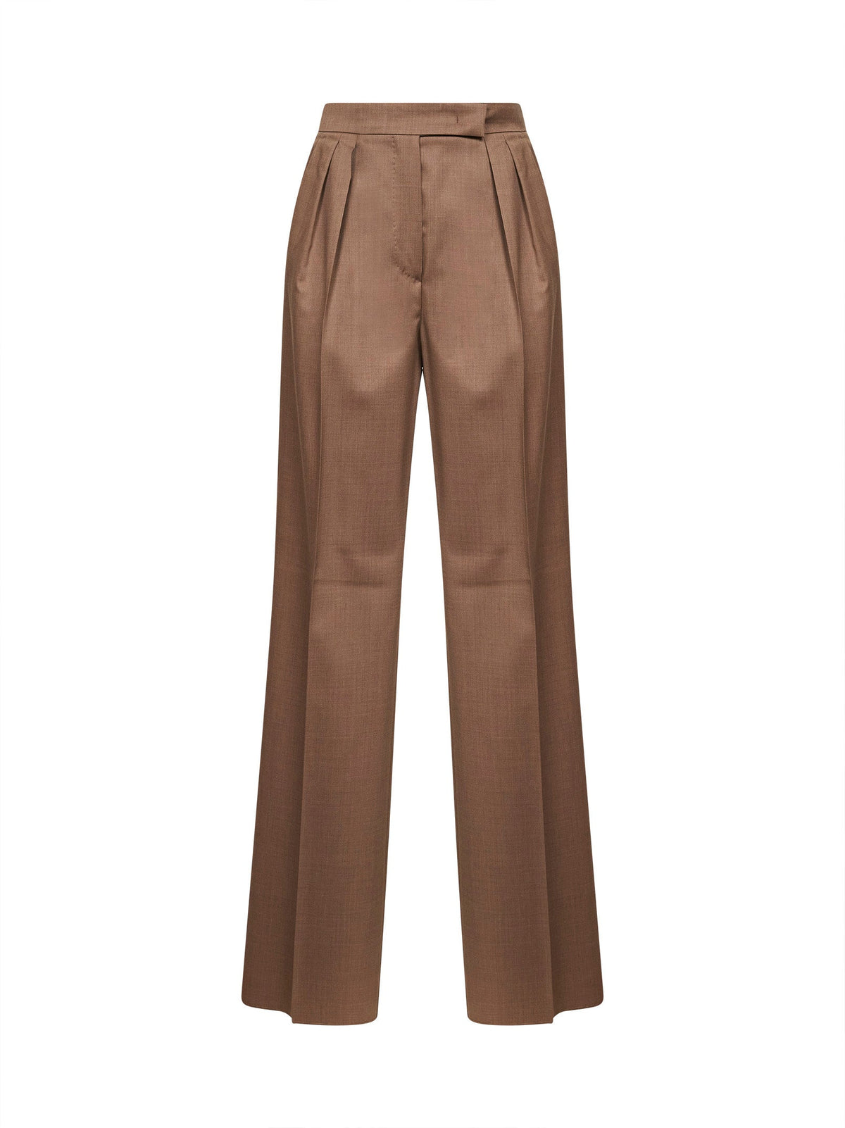 Max Mara Women Hazelnut Twill Mxmzimino Straight Trousers MAX MARA