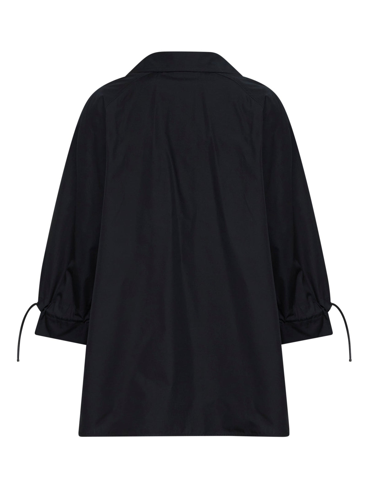 Max Mara Women Black Cotton Poplin Mxmadorni Blouse MAX MARA