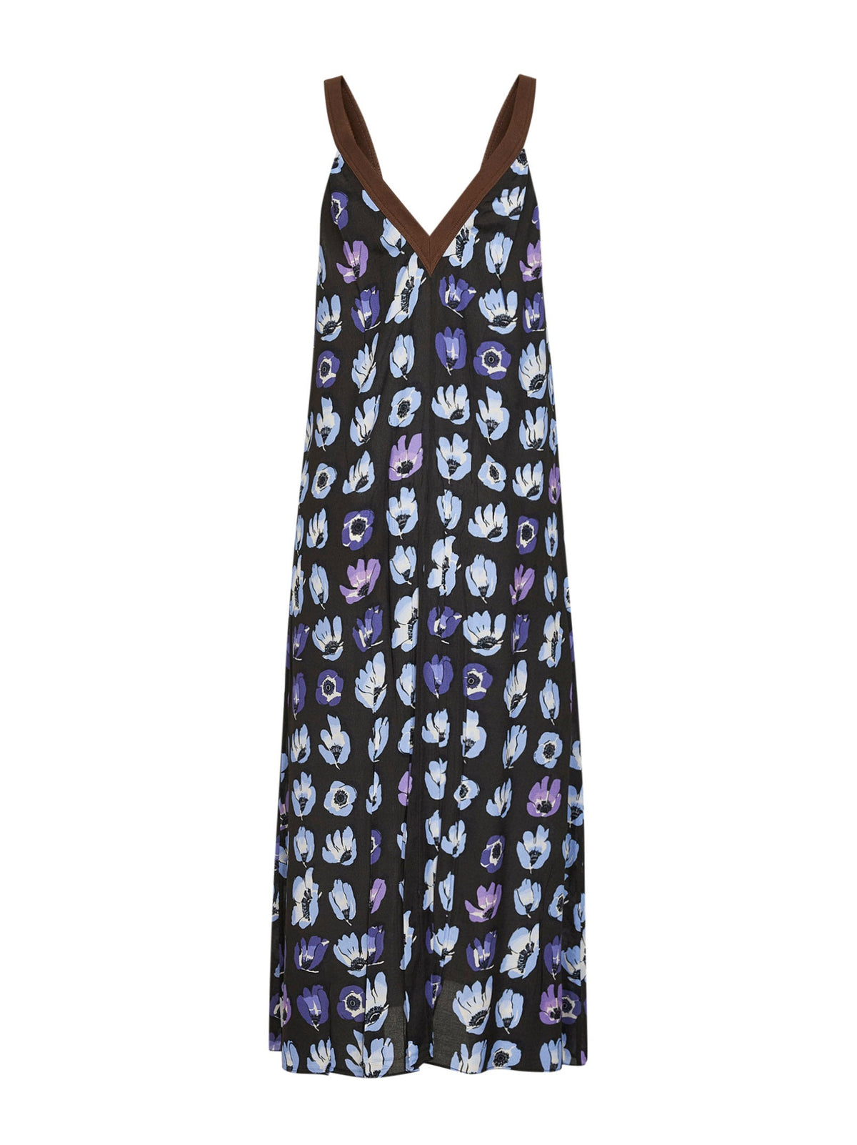Prada Abbigliamento Women Purple Viscose Printed Midi Dress PRADA