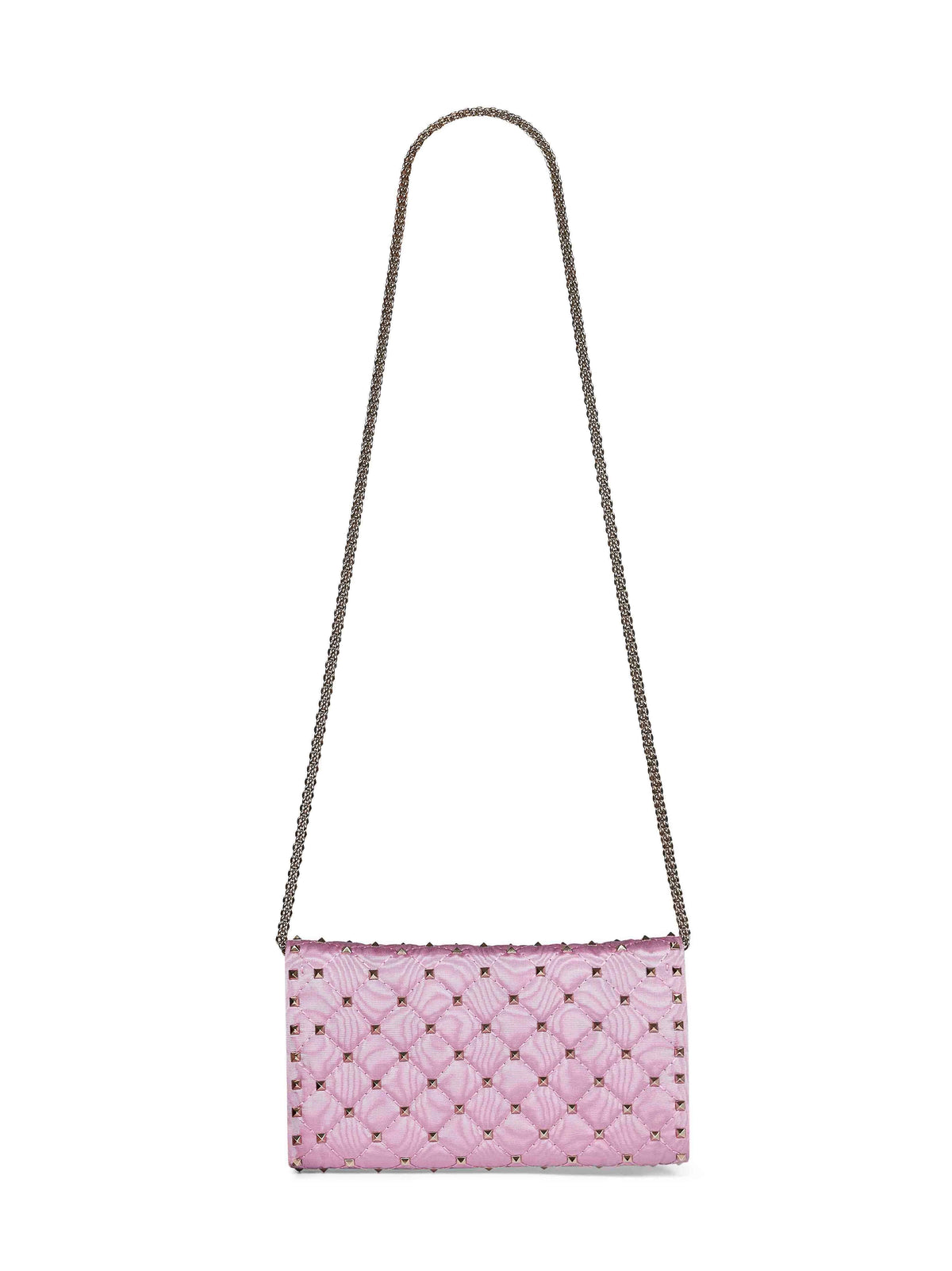 Valentino Garavani Women Rhododendron Pink Valentino Garavani Rockstud Spike Crossbody Bag VALENTINO GARAVANI