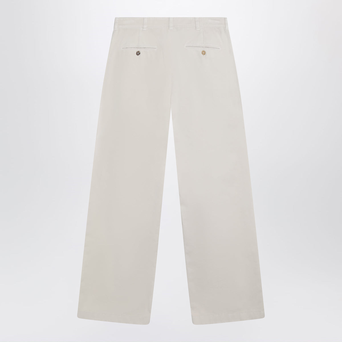 Prada Sand-Colored Trousers In Gabardine Women PRADA