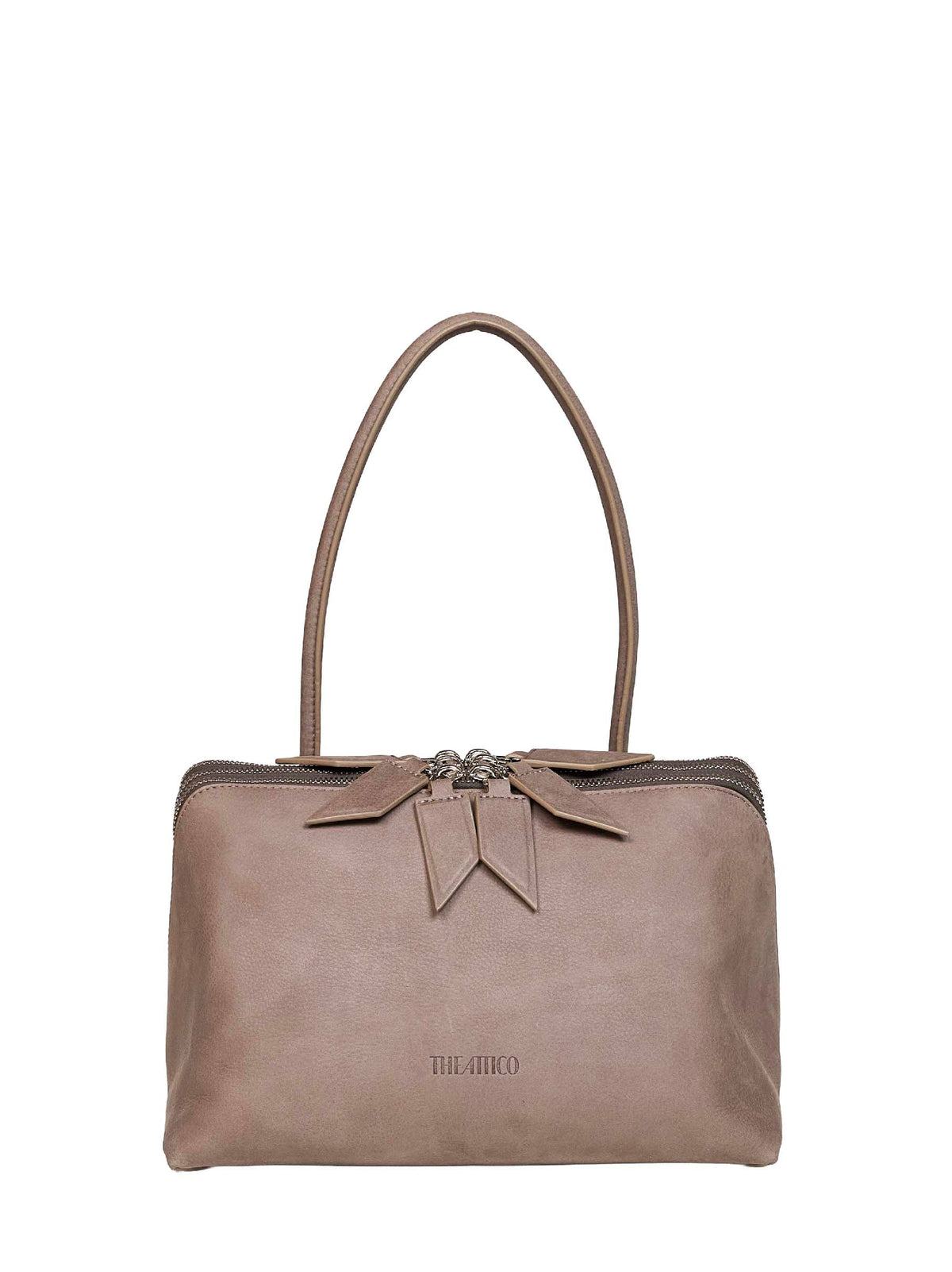 The Attico Women Grey "L'altra Di Milano" Shoulder Bag THE ATTICO