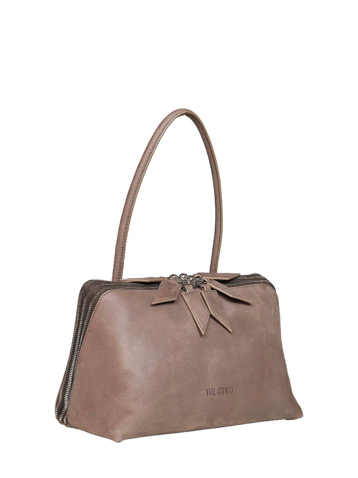 The Attico Women Grey "L'altra Di Milano" Shoulder Bag THE ATTICO