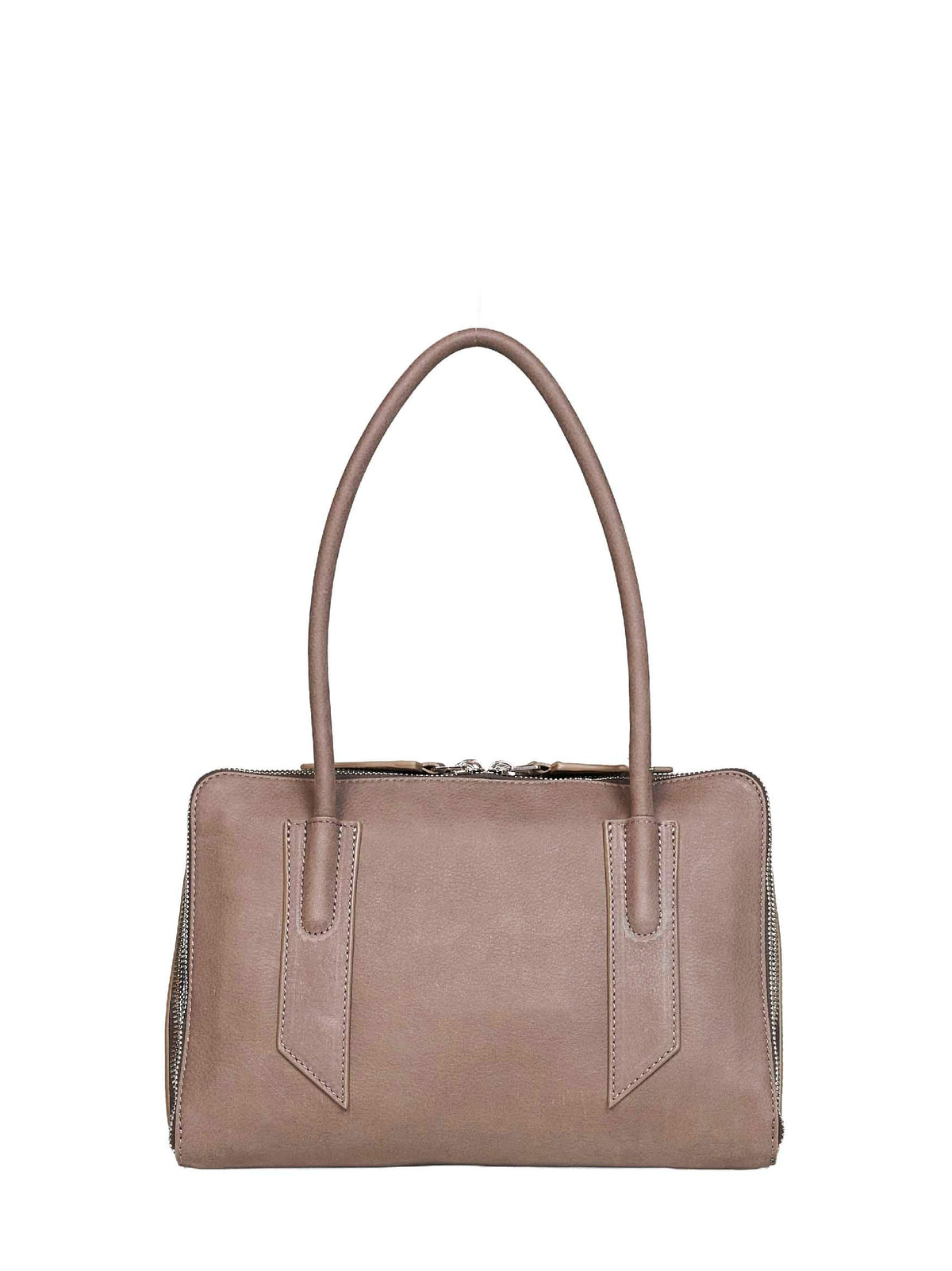 The Attico Women Grey "L'altra Di Milano" Shoulder Bag THE ATTICO
