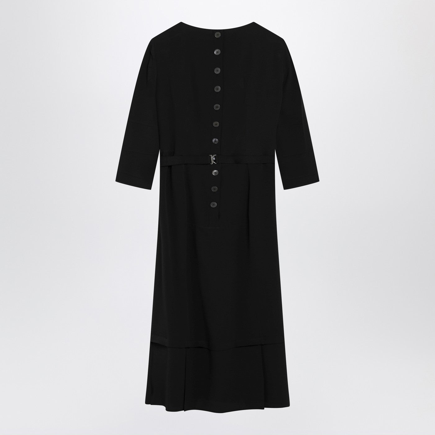 Prada Black Silk-Blend Dress Women PRADA