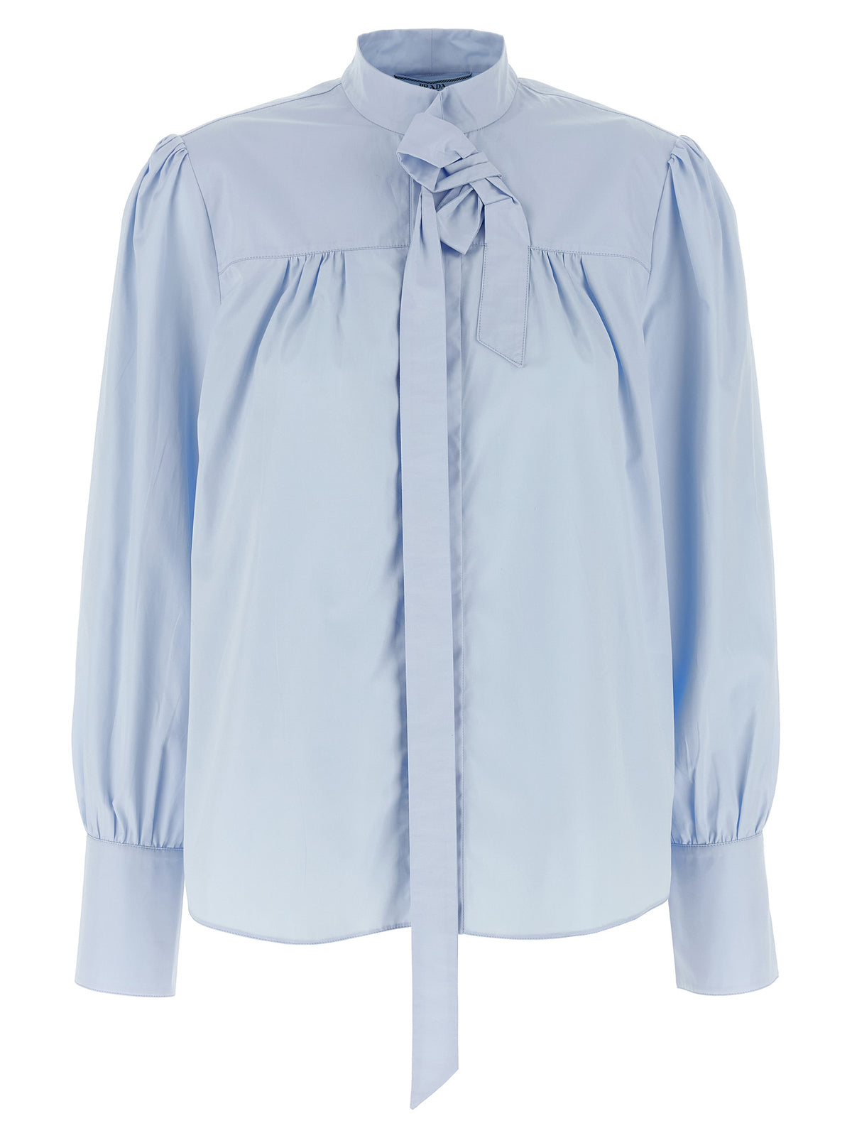 Prada Women Lavallière Collar Shirt PRADA