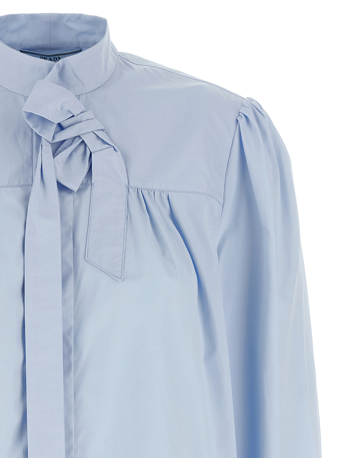 Prada Women Lavallière Collar Shirt PRADA
