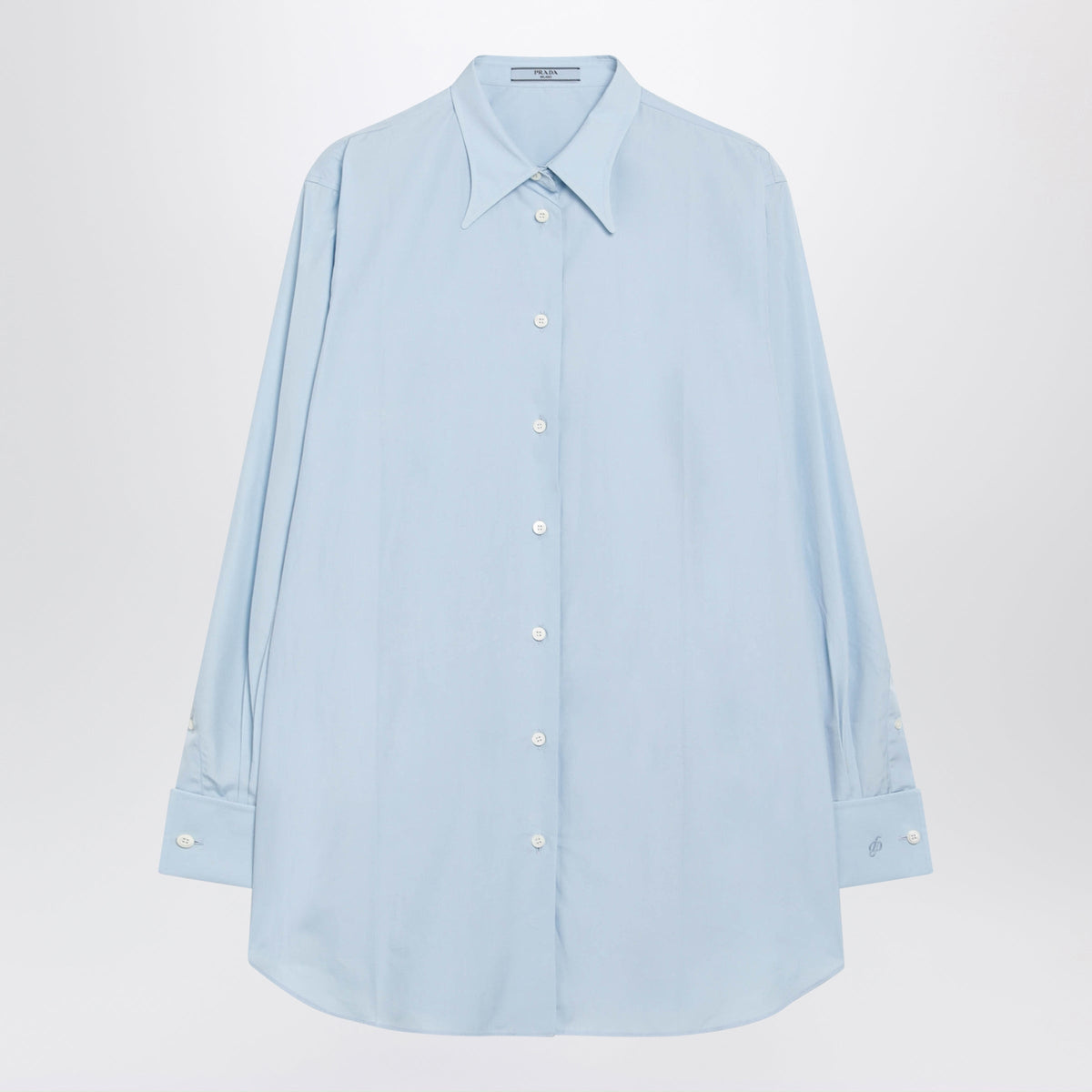 Prada Cielo Shirt In Cotton Poplin Women PRADA