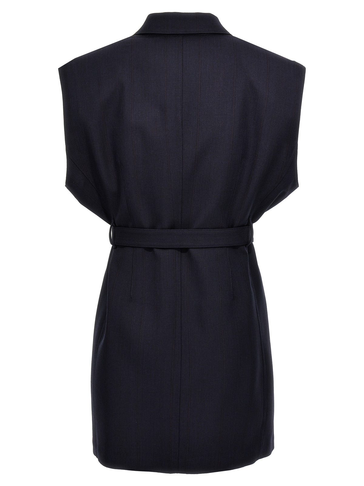 Prada Women Belt Wool Vest PRADA