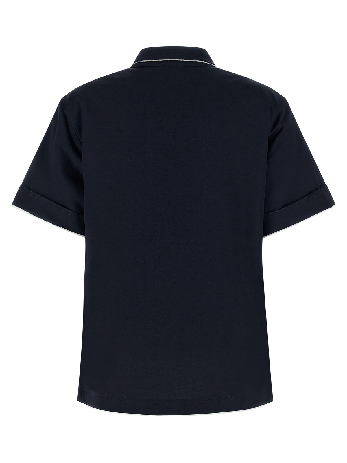 Prada Women Double-Layer Polo Shirt PRADA