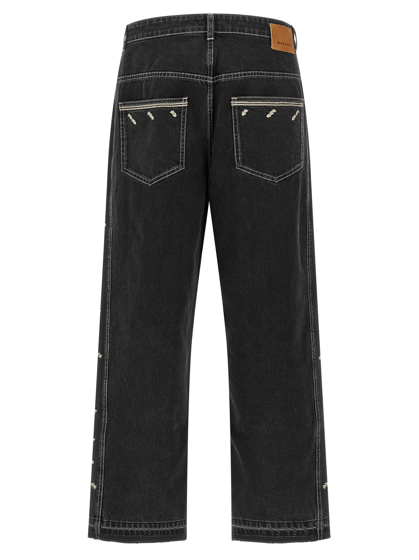 Marant Men 'Jorian' Jeans With Embroideries ISABEL MARANT