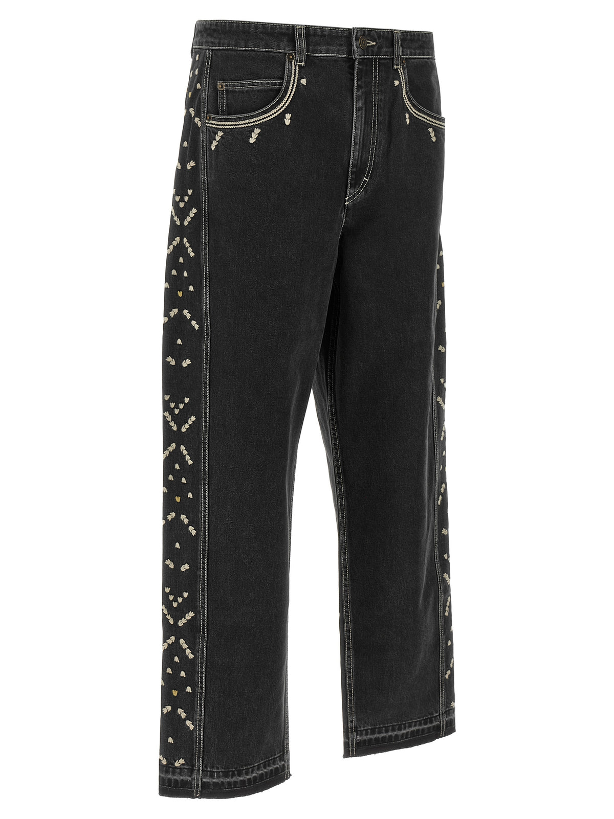Marant Men 'Jorian' Jeans With Embroideries ISABEL MARANT