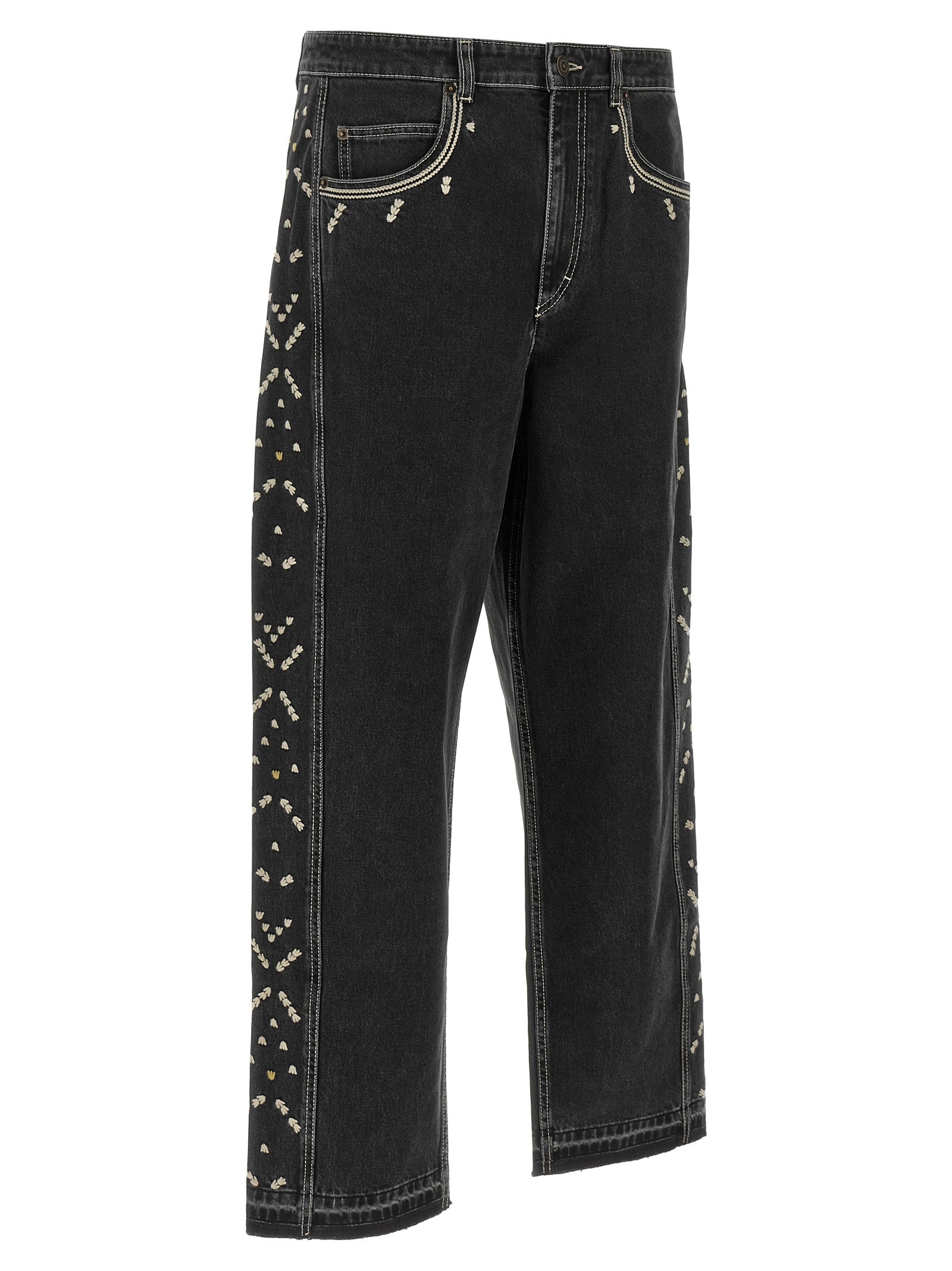 Marant Men 'Jorian' Jeans With Embroideries ISABEL MARANT