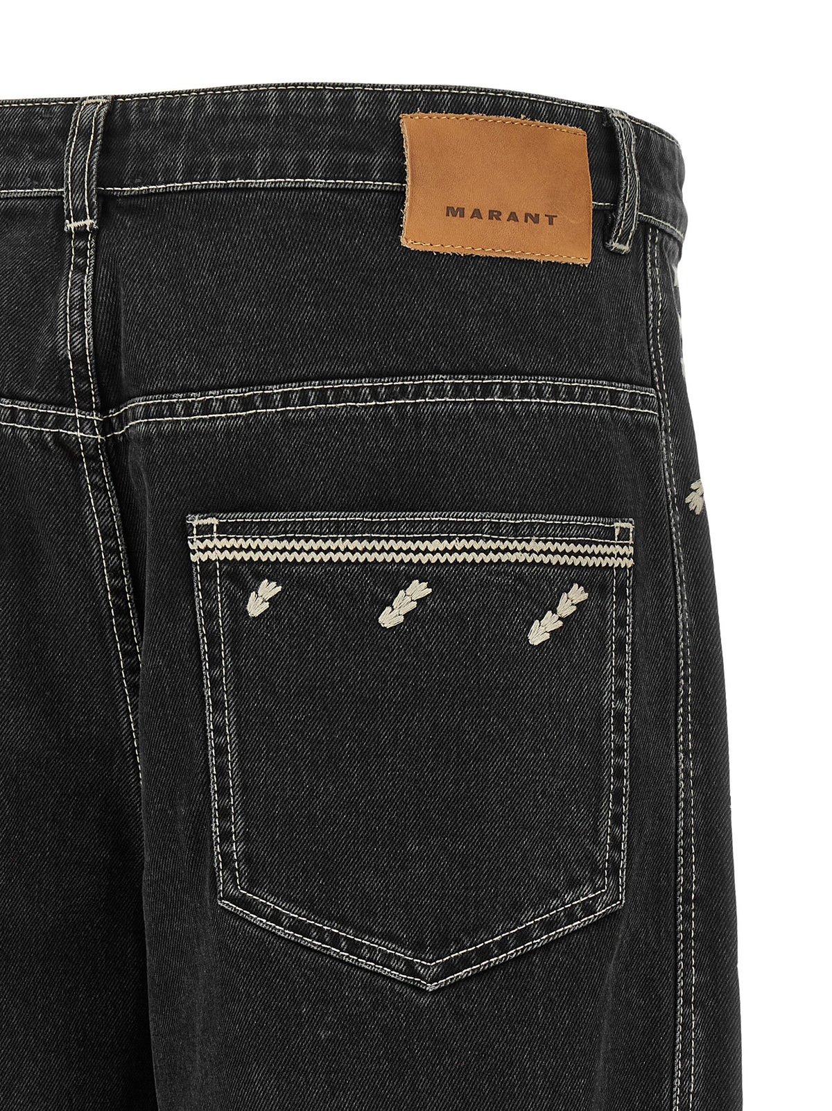 Marant Men 'Jorian' Jeans With Embroideries ISABEL MARANT