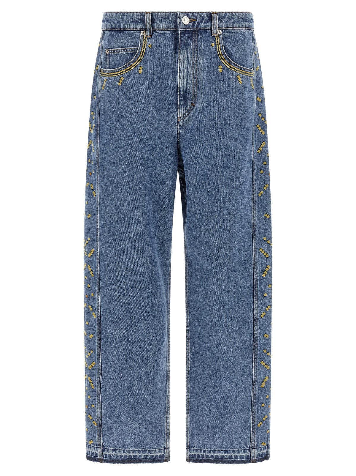 Marant Men 'Jorian' Jeans With Embroideries ISABEL MARANT