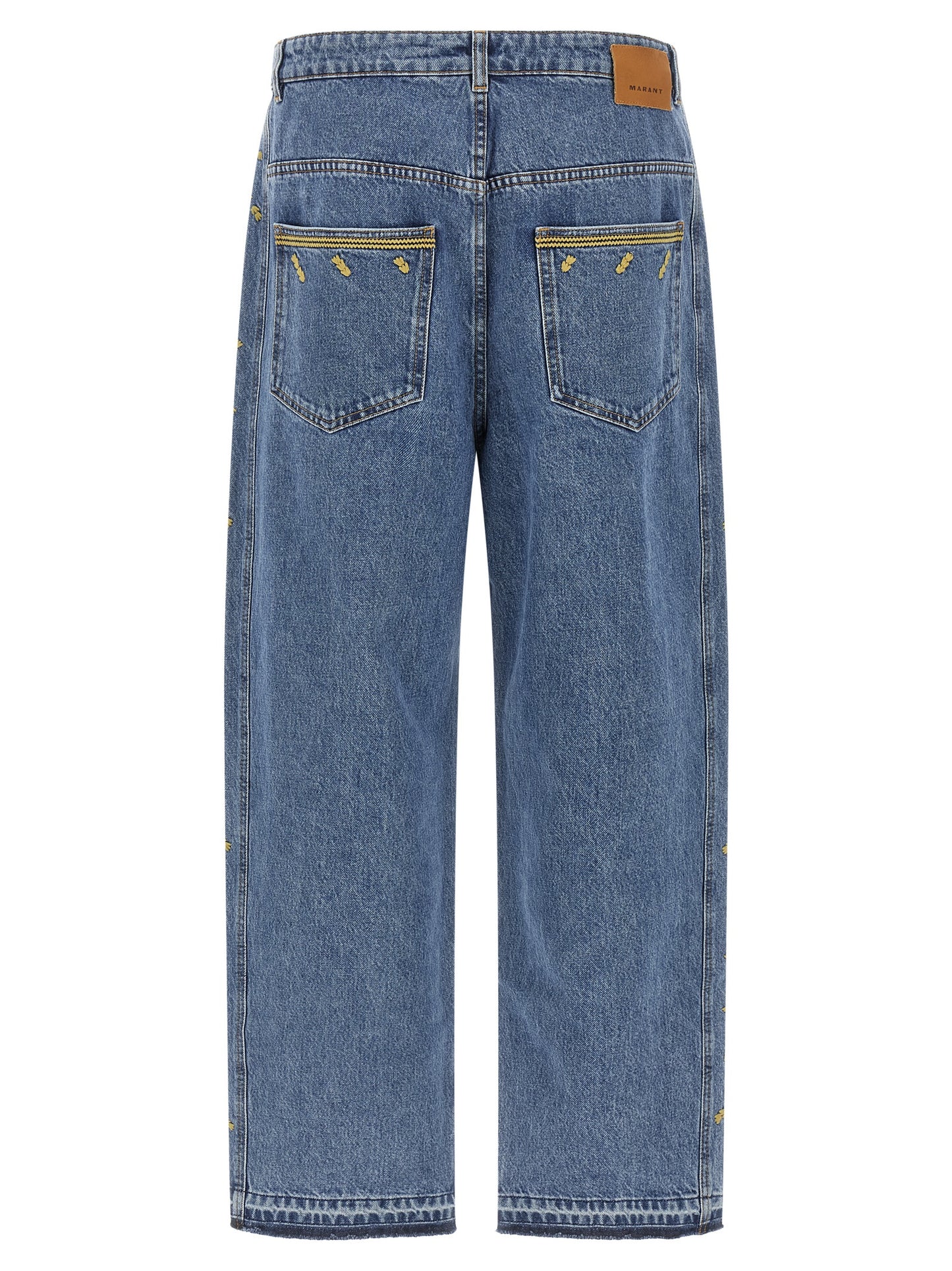 Marant Men 'Jorian' Jeans With Embroideries ISABEL MARANT