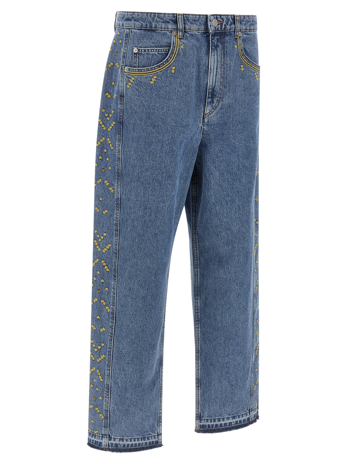 Marant Men 'Jorian' Jeans With Embroideries ISABEL MARANT
