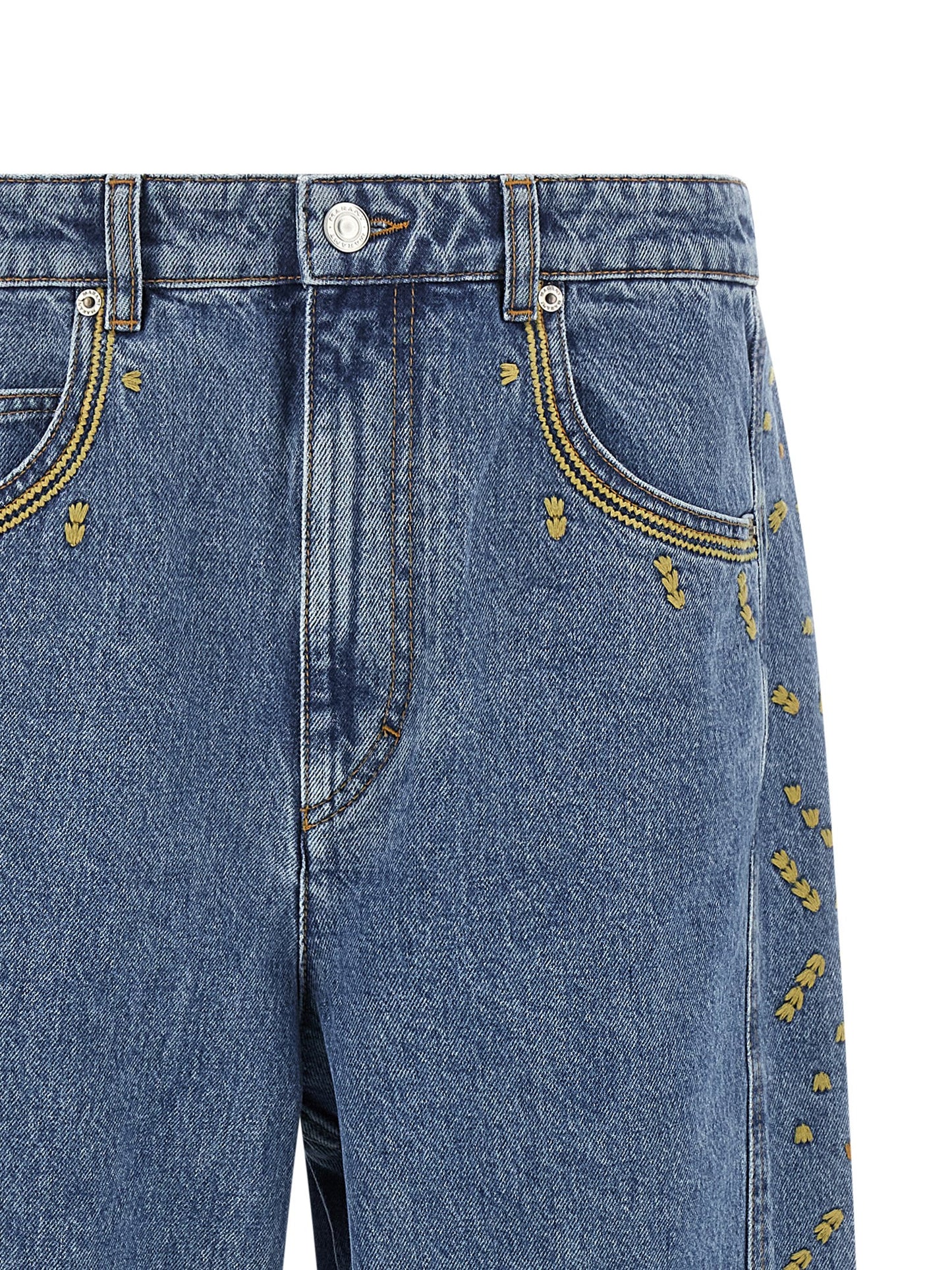 Marant Men 'Jorian' Jeans With Embroideries ISABEL MARANT
