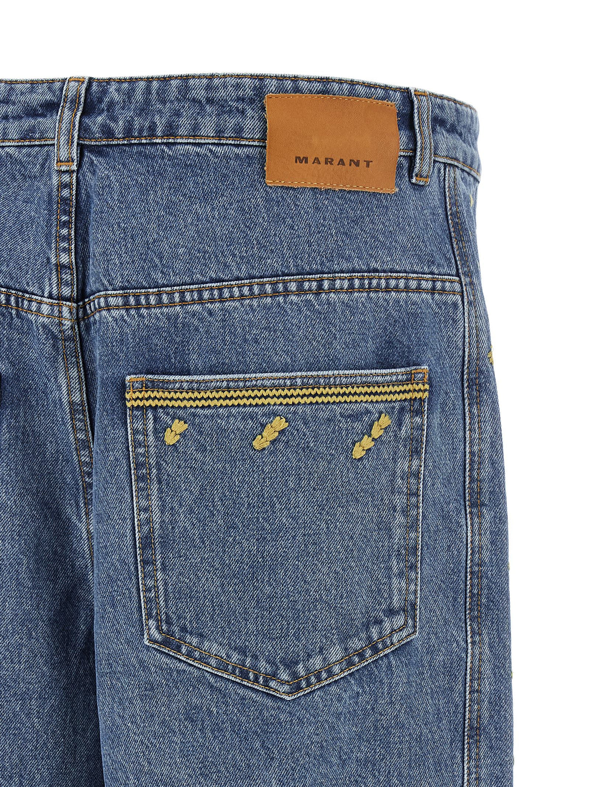 Marant Men 'Jorian' Jeans With Embroideries ISABEL MARANT