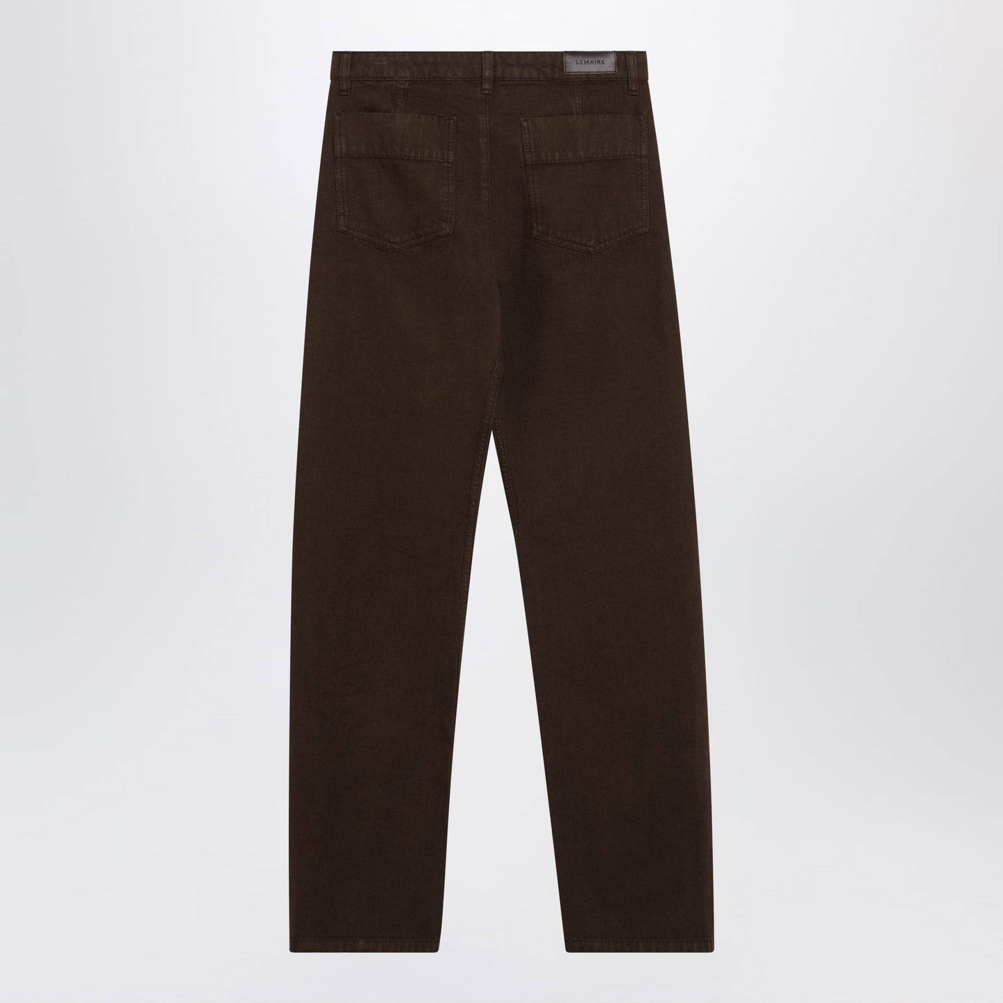Lemaire Brown Twill Trousers Women LEMAIRE