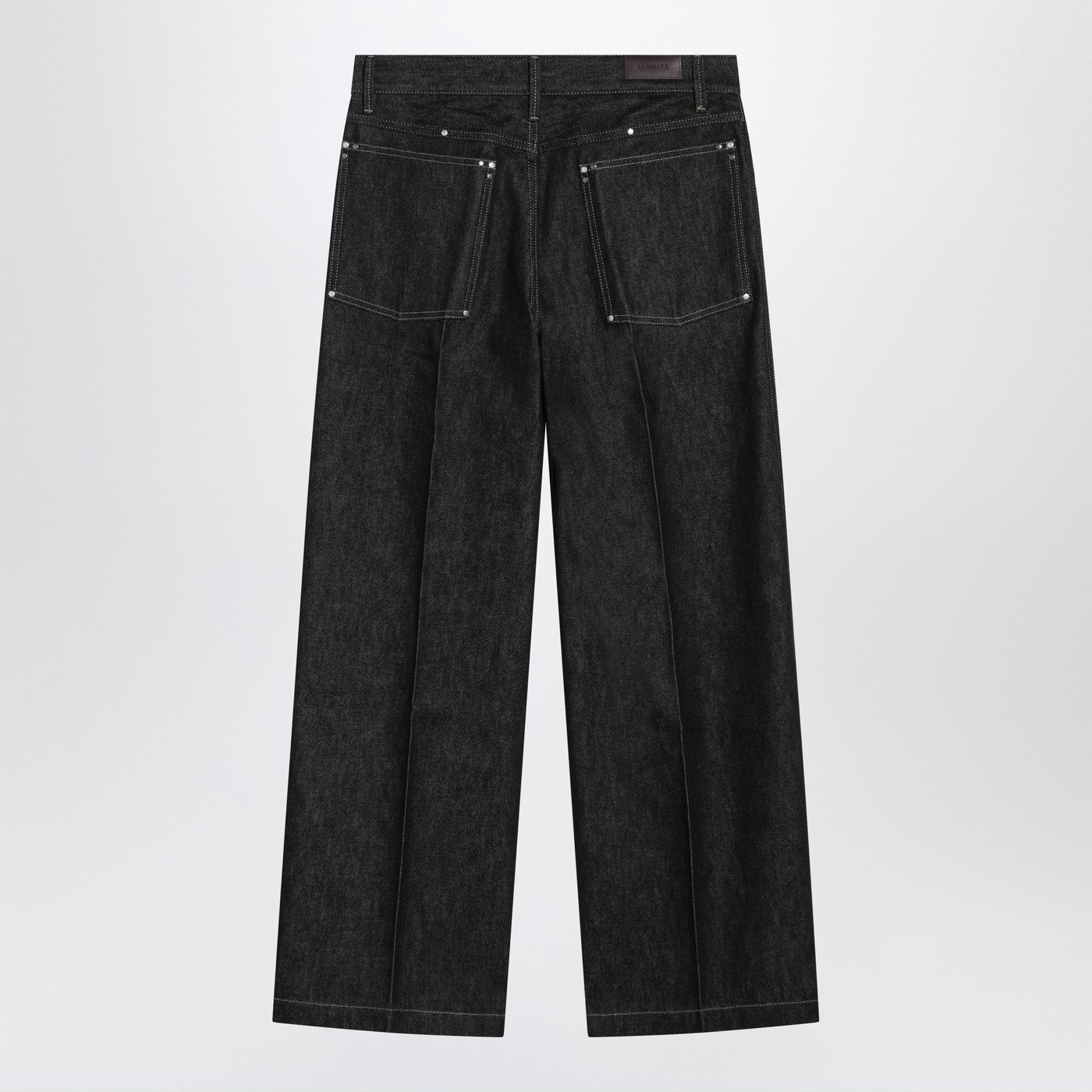 Lemaire Slate-Colored Jeans With Studs Men LEMAIRE