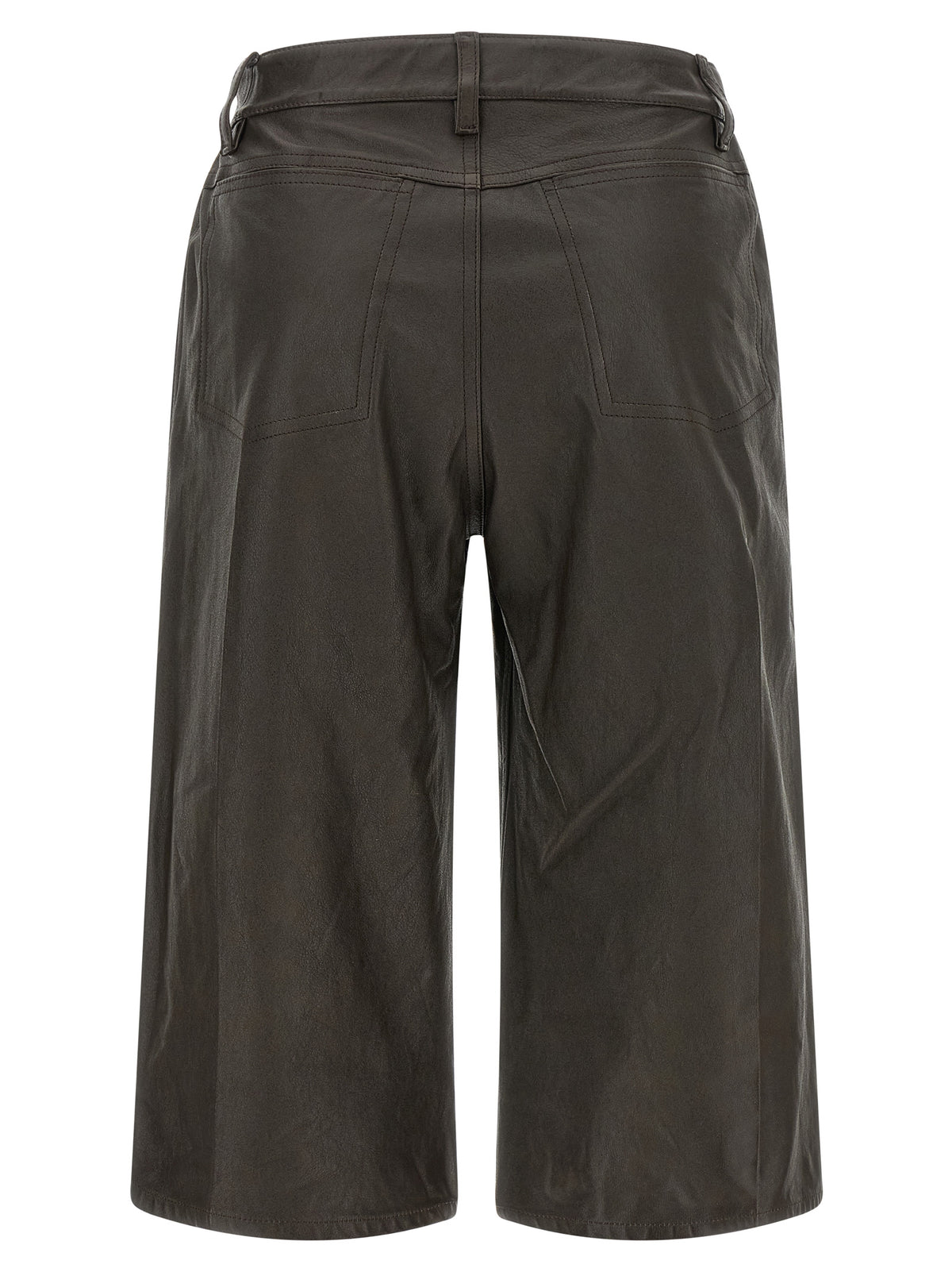 Lemaire Women Leather Bermuda Shorts LEMAIRE