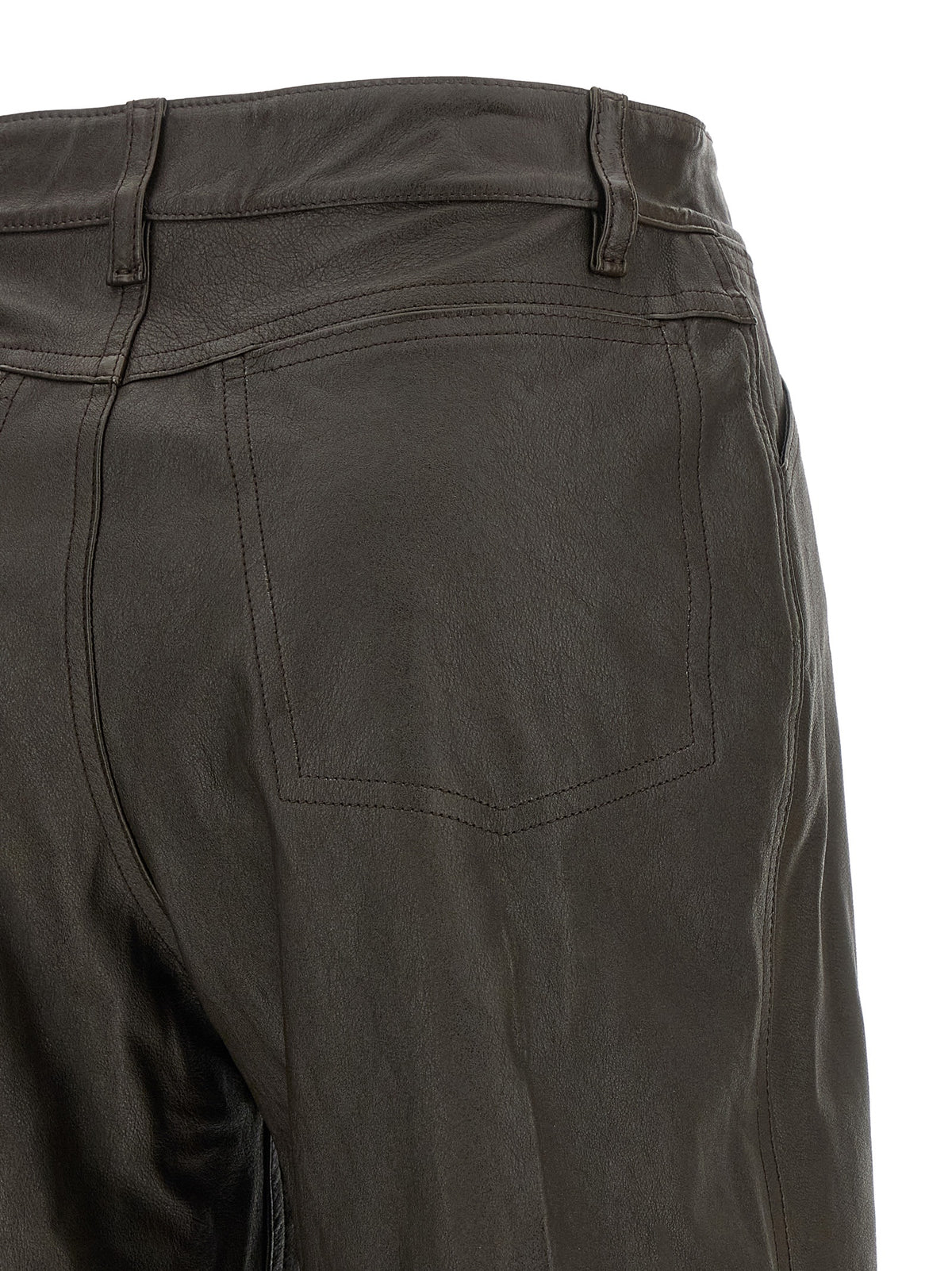 Lemaire Women Leather Bermuda Shorts LEMAIRE