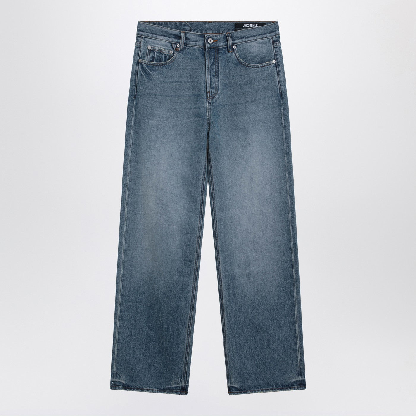 Jacquemus Straight-Leg Jeans In Blue De-Nã®Mes Denim Men JACQUEMUS