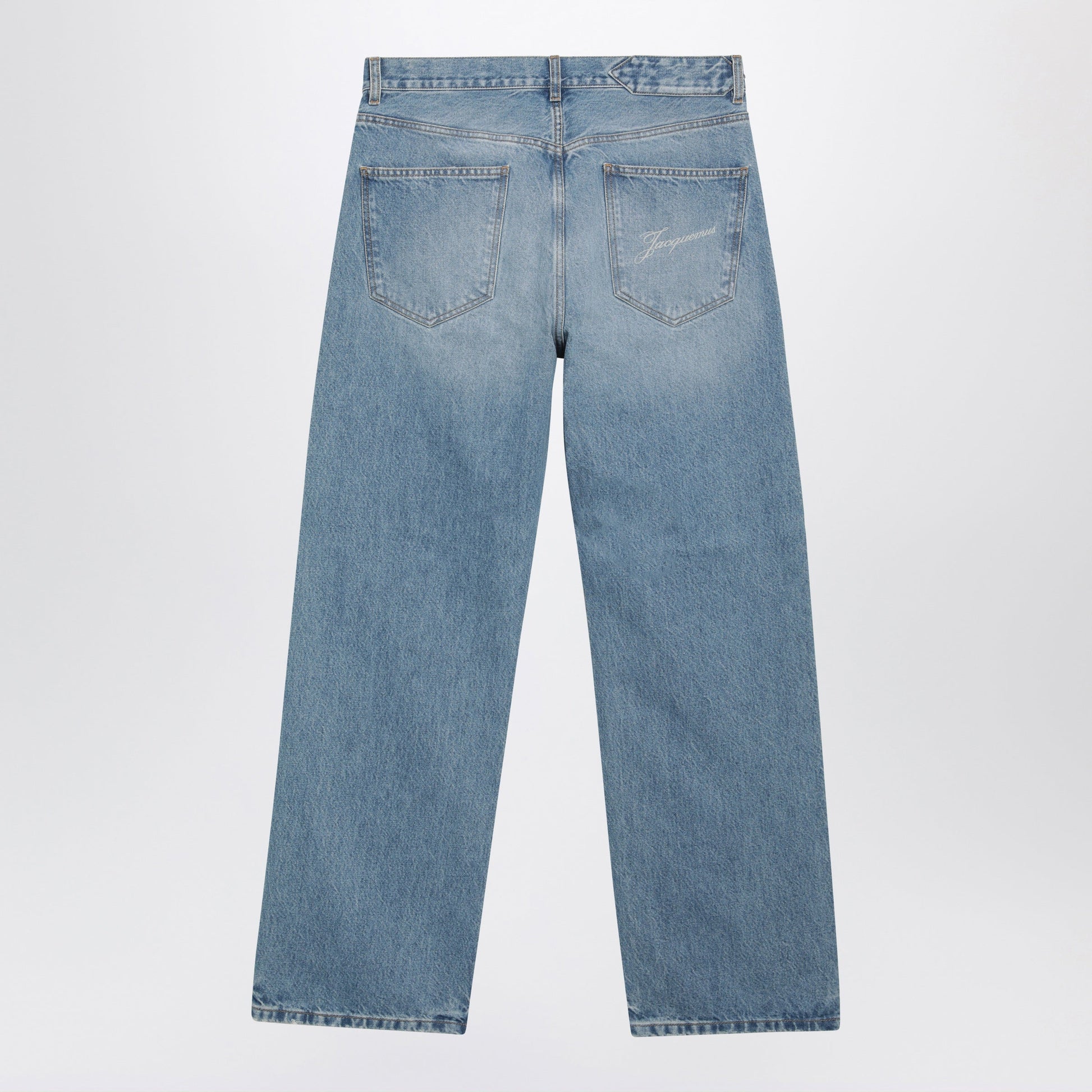 Jacquemus Straight-Leg Jeans In Blue De-Nã®Mes Denim Men JACQUEMUS