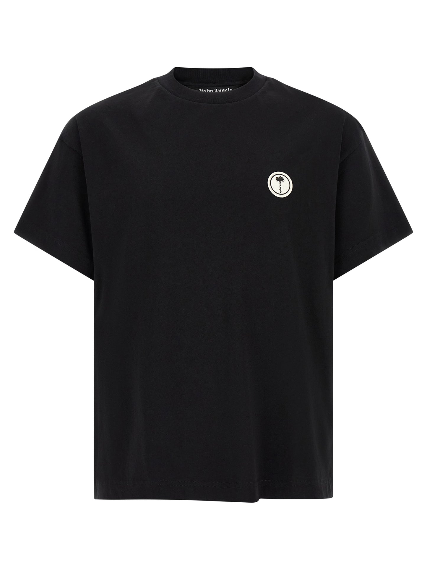 Palm Angels Men Logo Patch T-Shirt PALM ANGELS