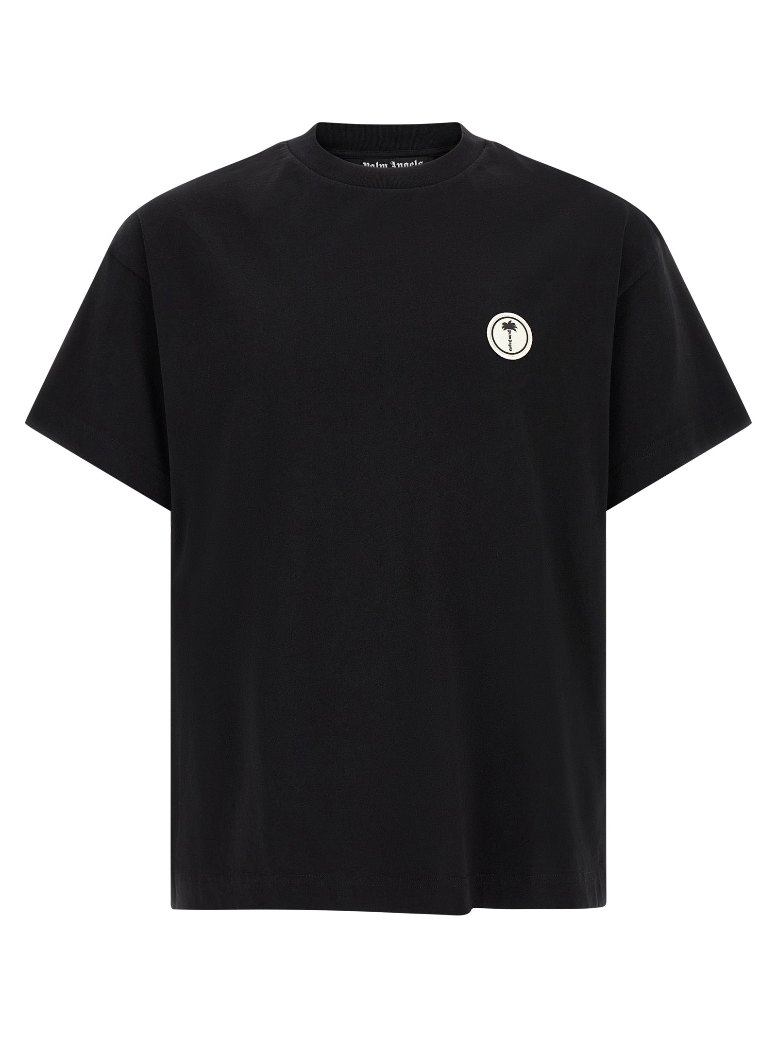Palm Angels Men Logo Patch T-Shirt PALM ANGELS
