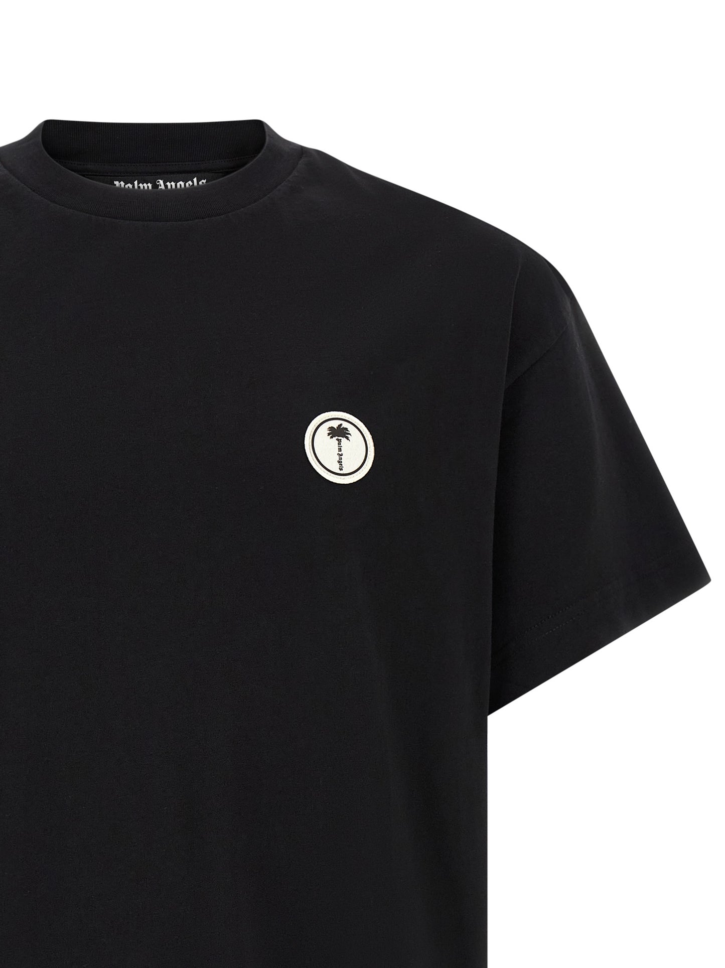 Palm Angels Men Logo Patch T-Shirt PALM ANGELS