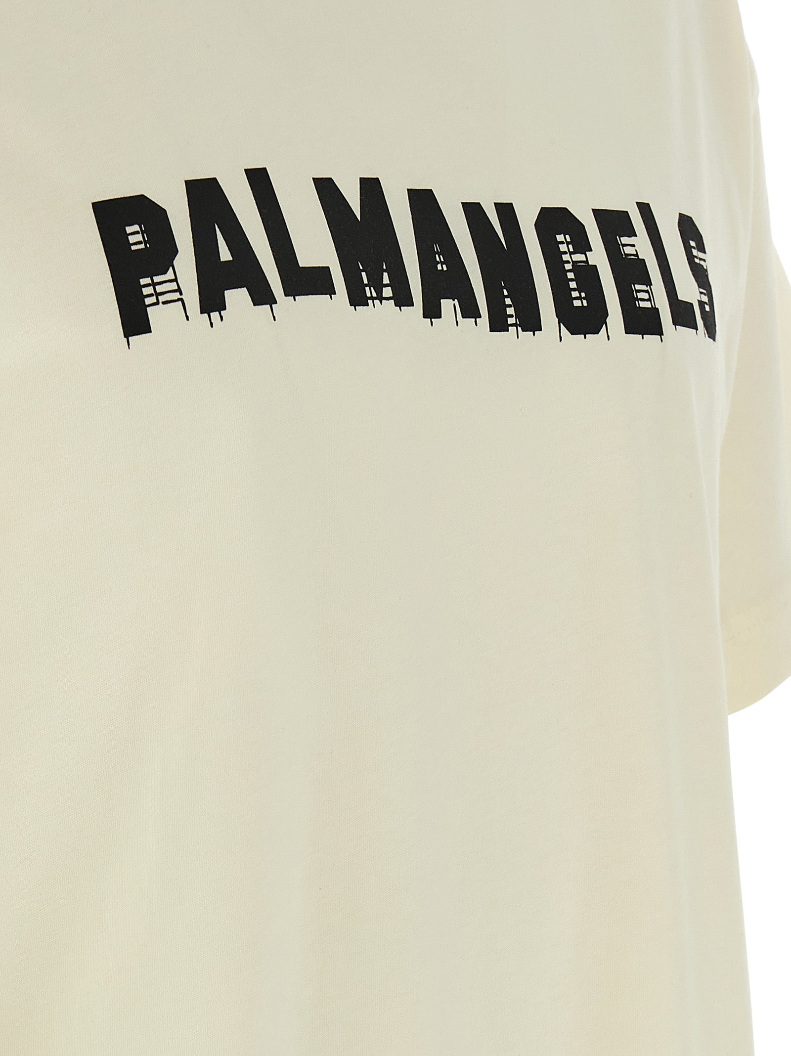 Palm Angels Men Logo Print T-Shirt PALM ANGELS