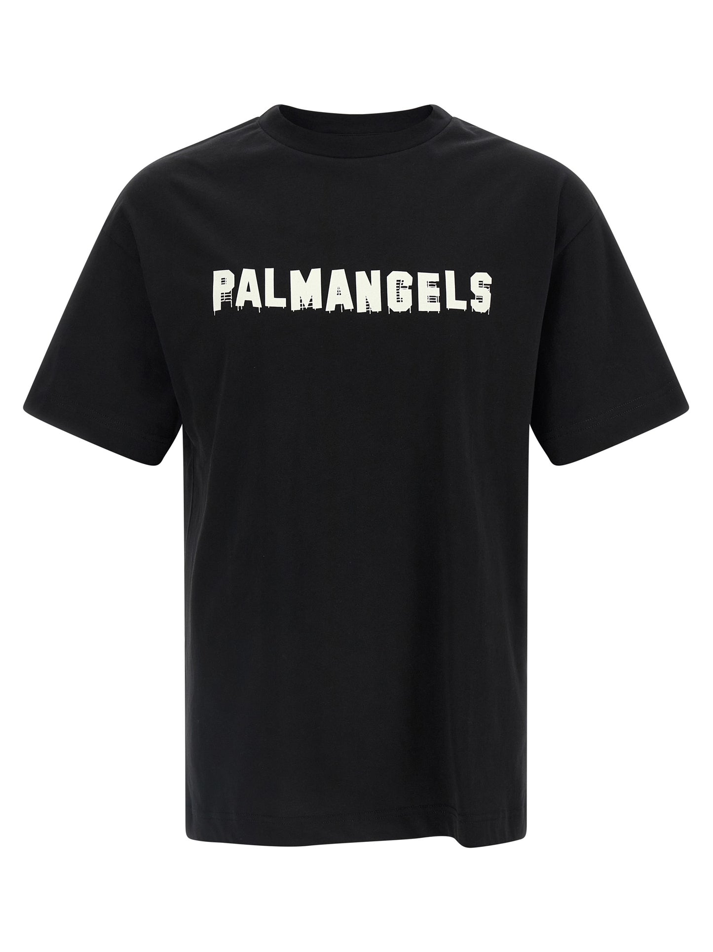 Palm Angels Men Logo Print T-Shirt PALM ANGELS