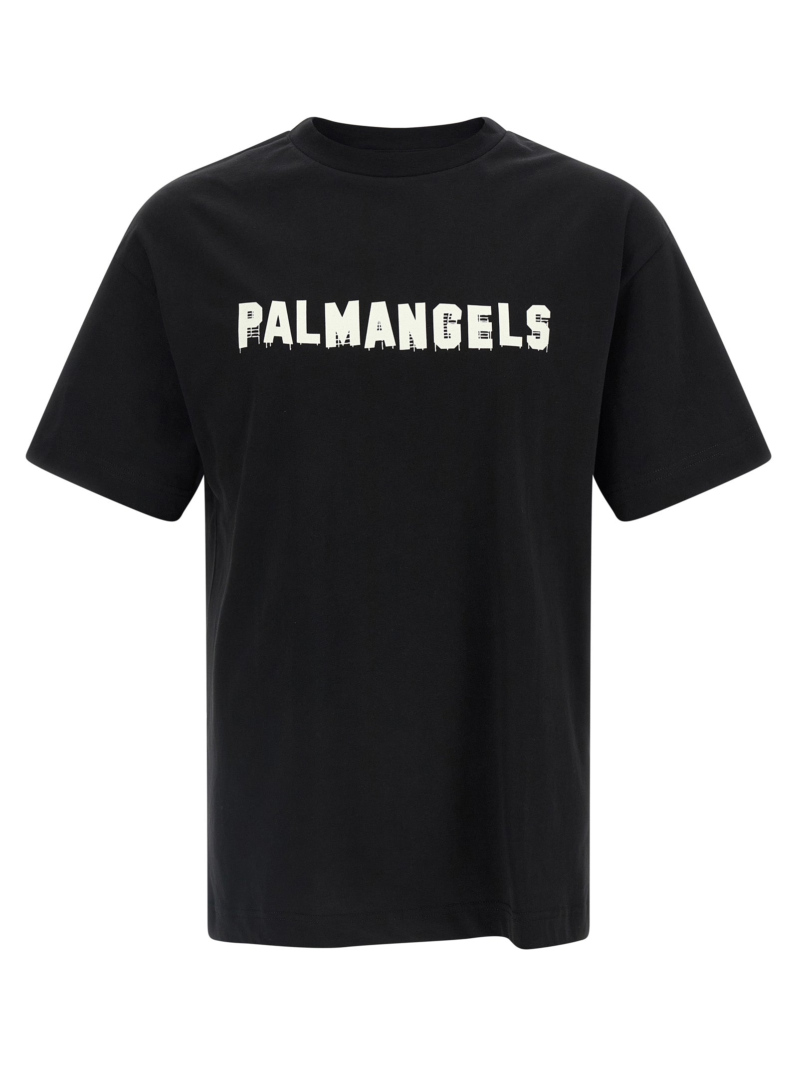 Palm Angels Men Logo Print T-Shirt PALM ANGELS