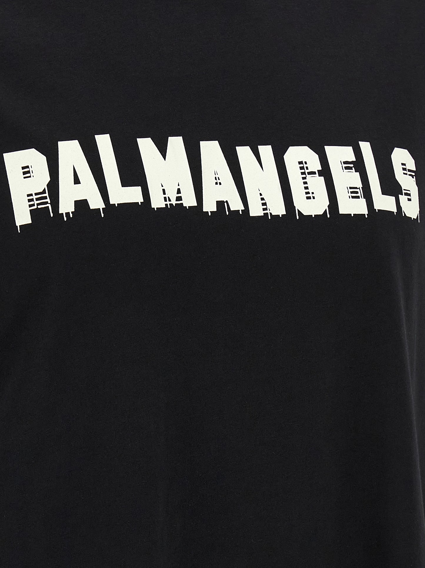 Palm Angels Men Logo Print T-Shirt PALM ANGELS