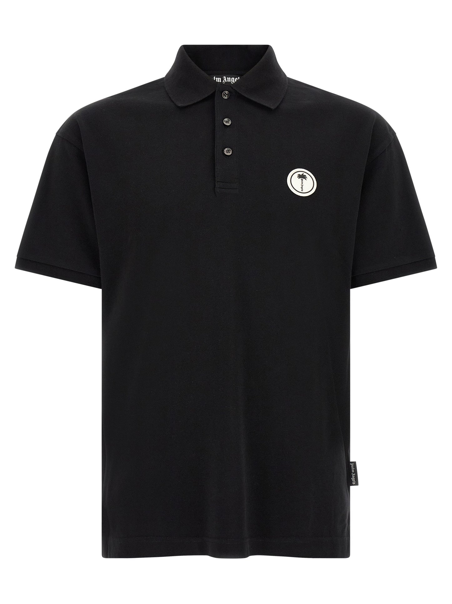 Palm Angels Men Logo Patch Polo Shirt PALM ANGELS