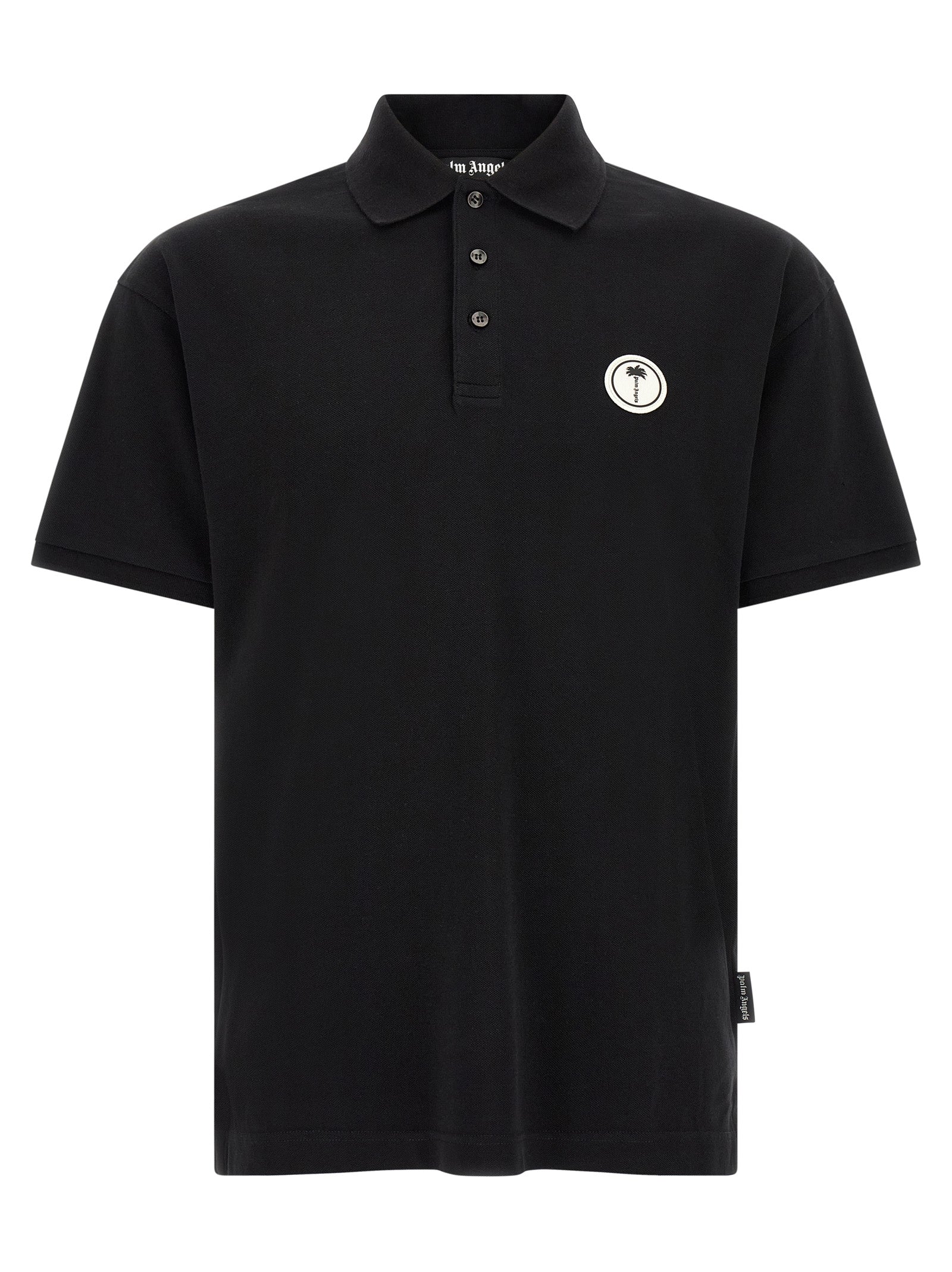 Palm Angels Men Logo Patch Polo Shirt PALM ANGELS
