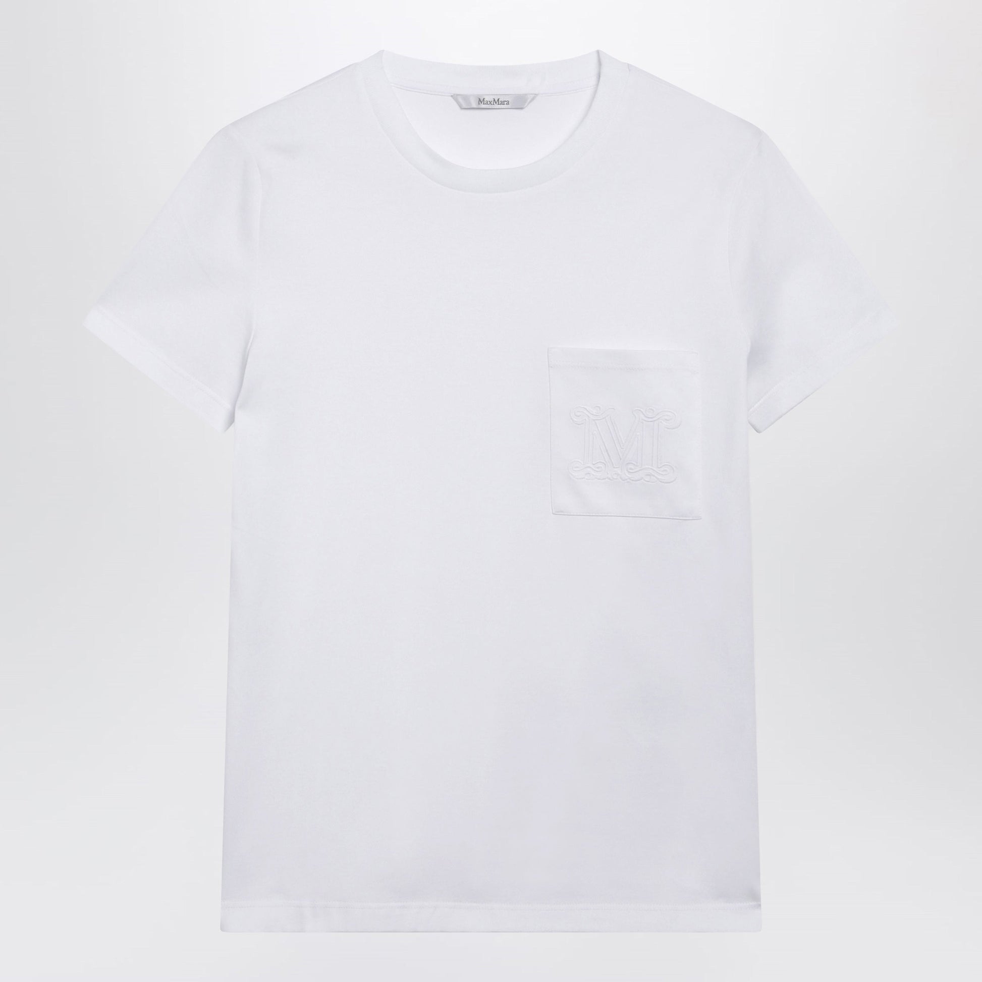 Max Mara White Cotton Jersey T-Shirt Women MAX MARA
